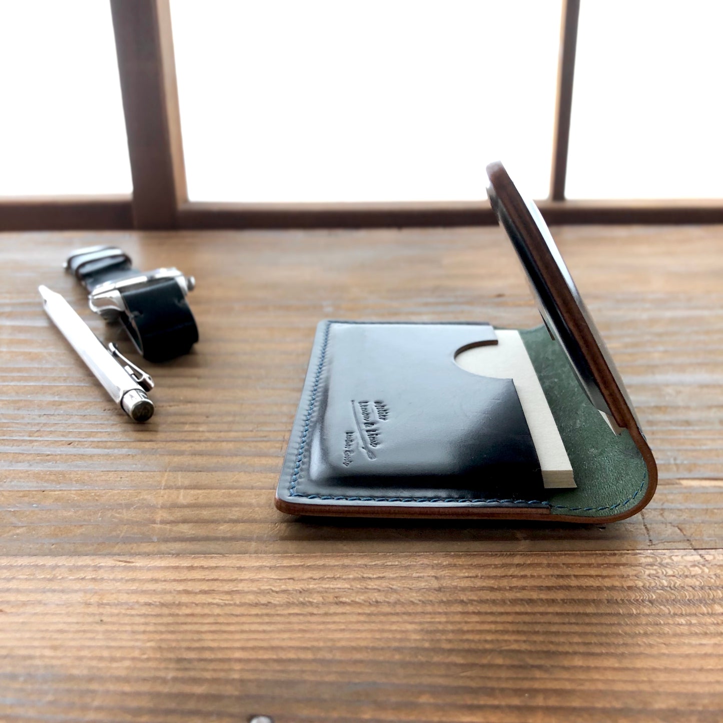 Shell Business Card Holder【Horween】シェルコードバンの名刺入れ