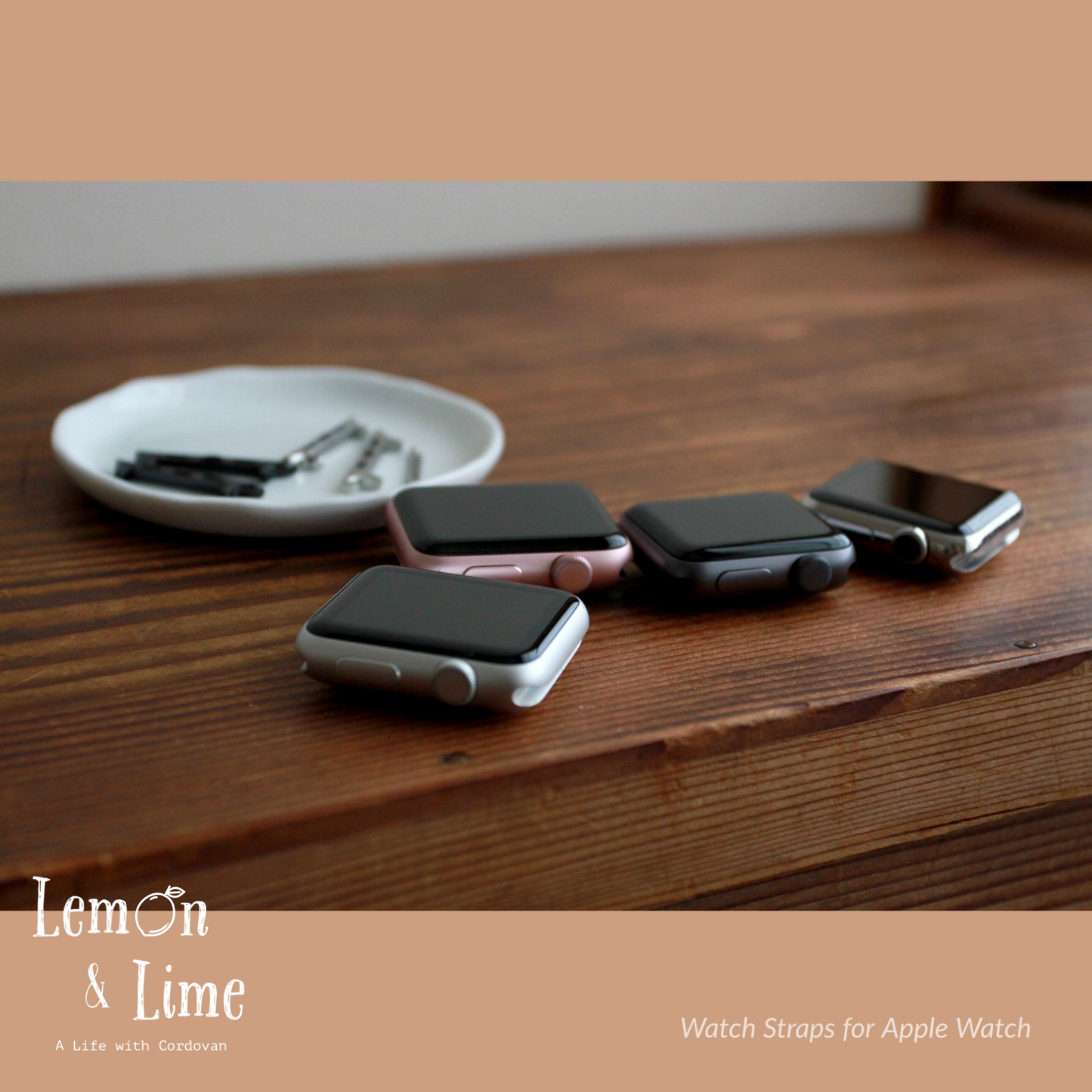 Shell Watch Strap for Apple Watch (2-piece)【Horween】シェルコードバンのApple Watch用ベルト(2ピース)