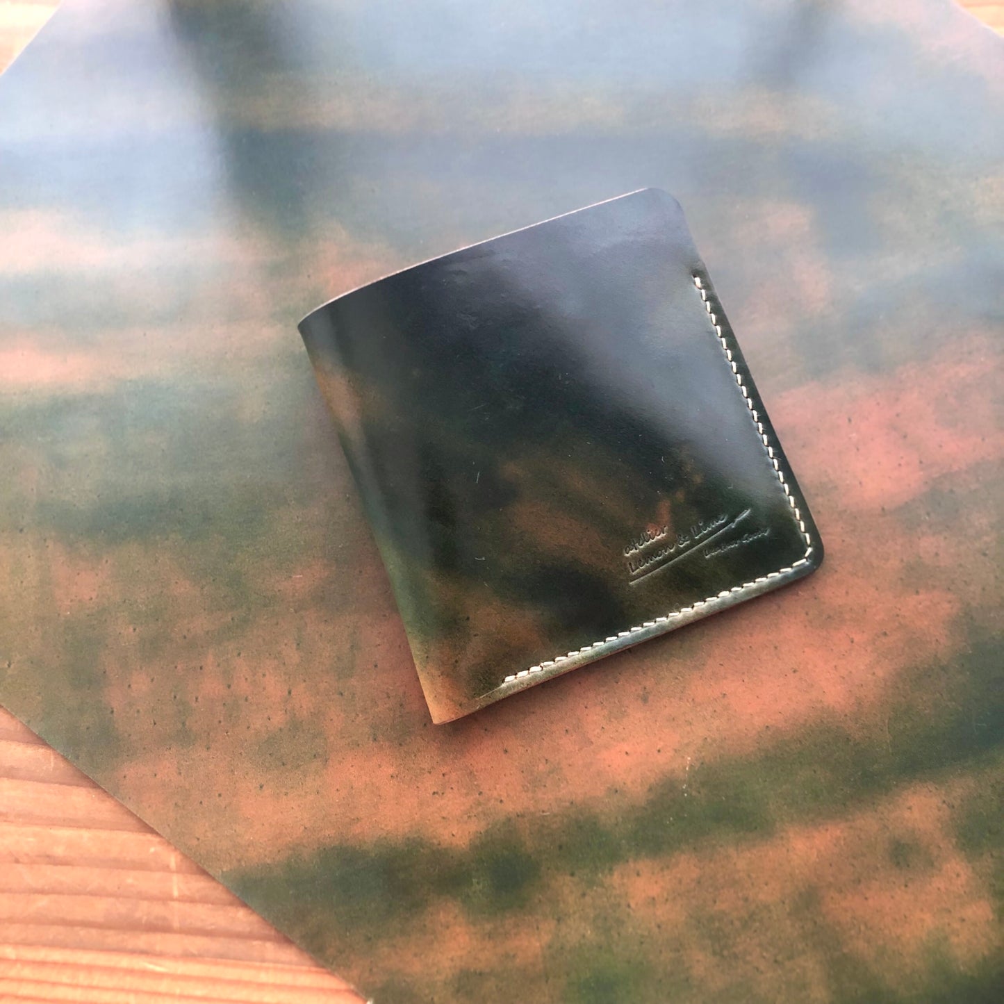 Shell Wallet / Simple / Half Bill Wallet【Horween】シェルコードバンの二つに折って入れる札入れ