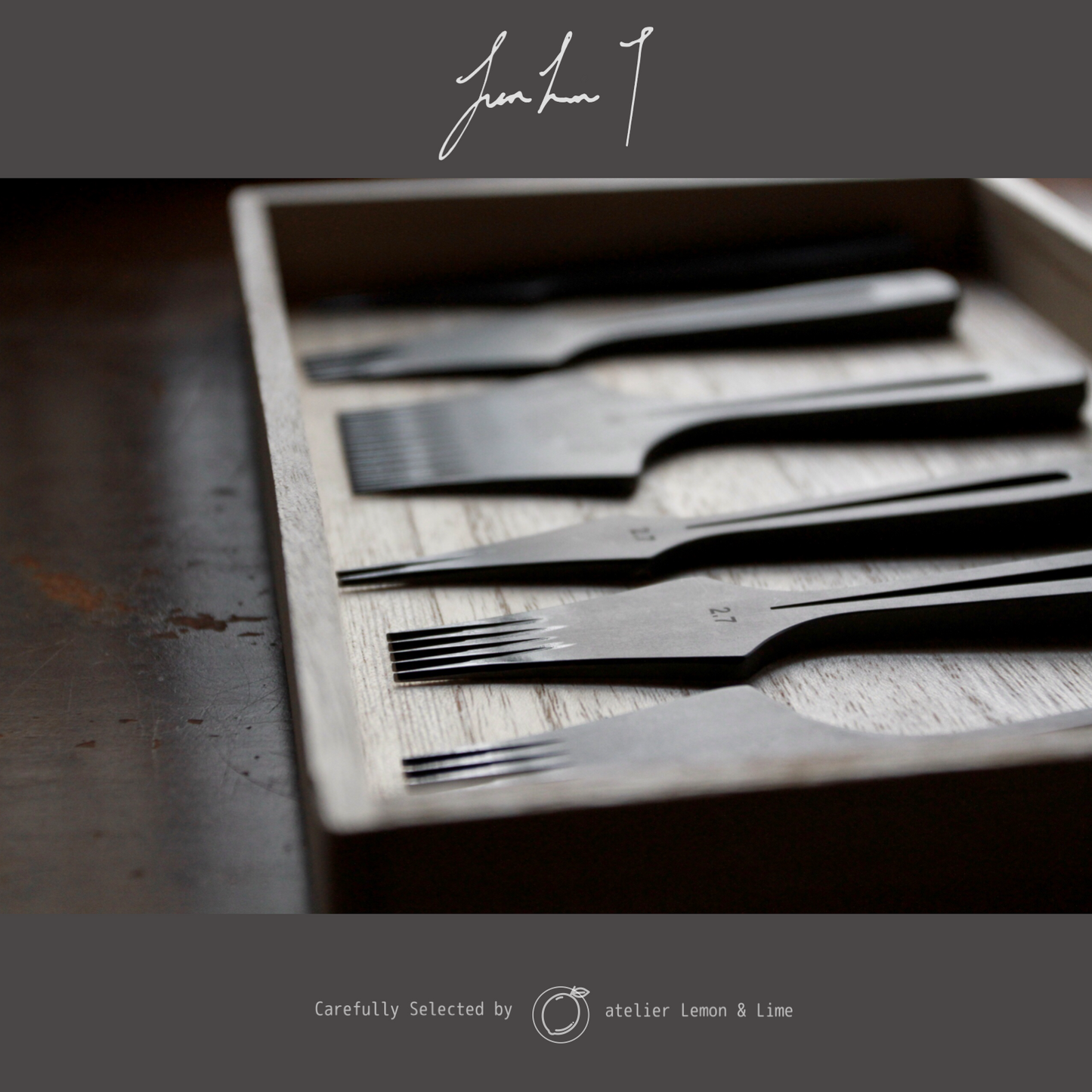 * ヨーロッパ目打ち 3本セット【Jun Lin】French Pricking Irons