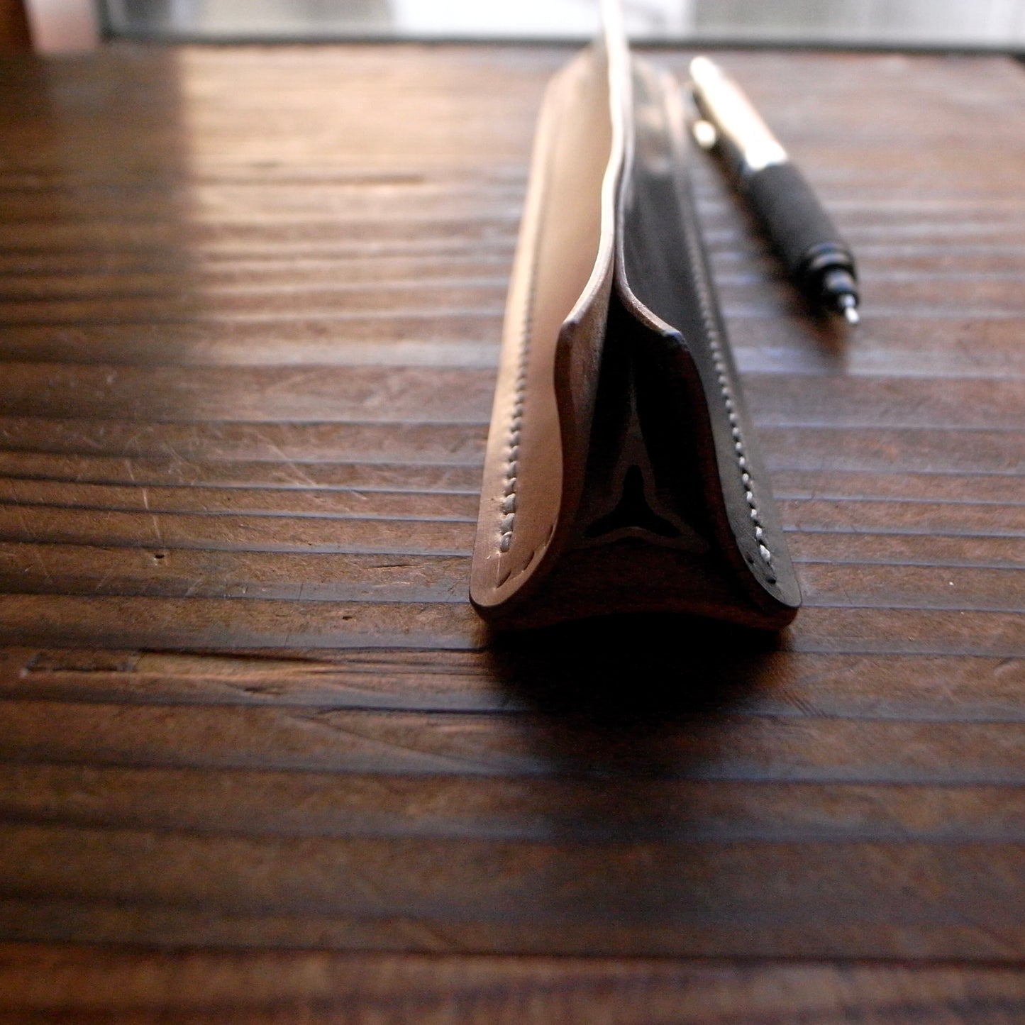Shell Scale Ruler Sheath【Horween】シェルコードバンの三角スケール専用カバー
