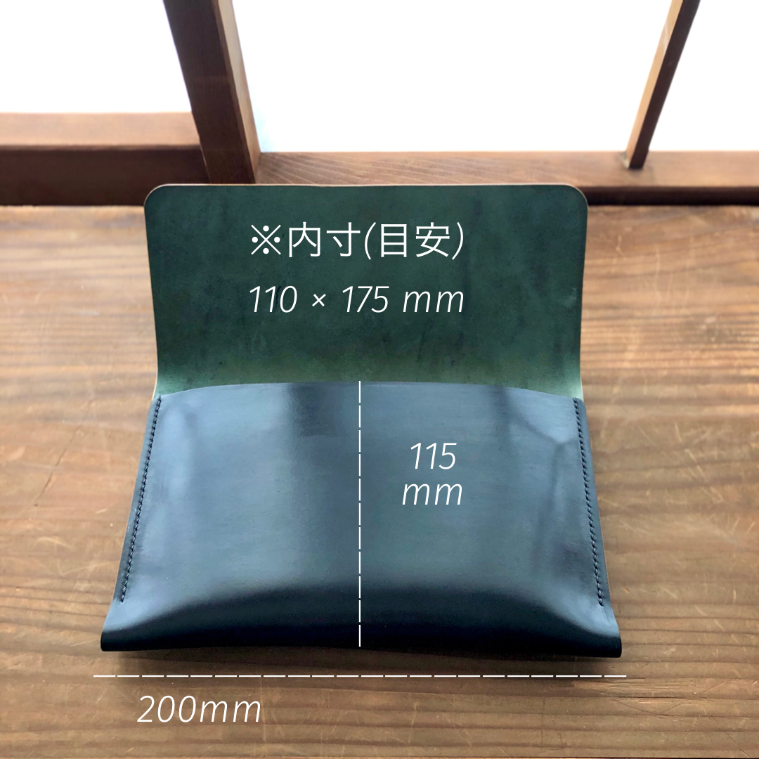 Shell Bag / Clutch (Small)【Horween】シェルコードバンのクラッチ (Sサイズ)