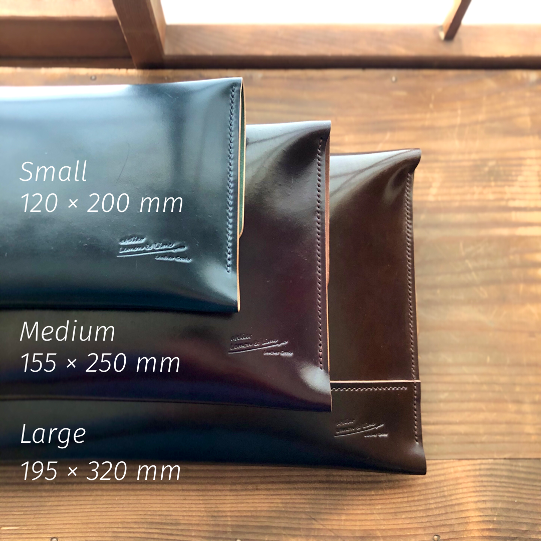Shell Bag / Clutch (Large)【Horween】シェルコードバンのクラッチ (Lサイズ)