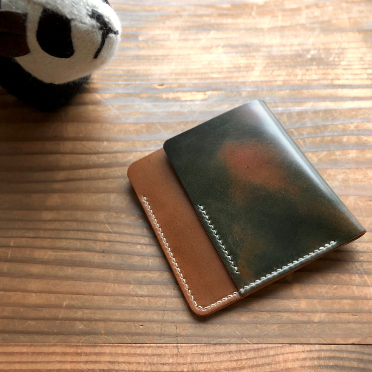 Shell Wallet / Simple / Half Bill Wallet【Horween】シェルコードバンの二つに折って入れる札入れ