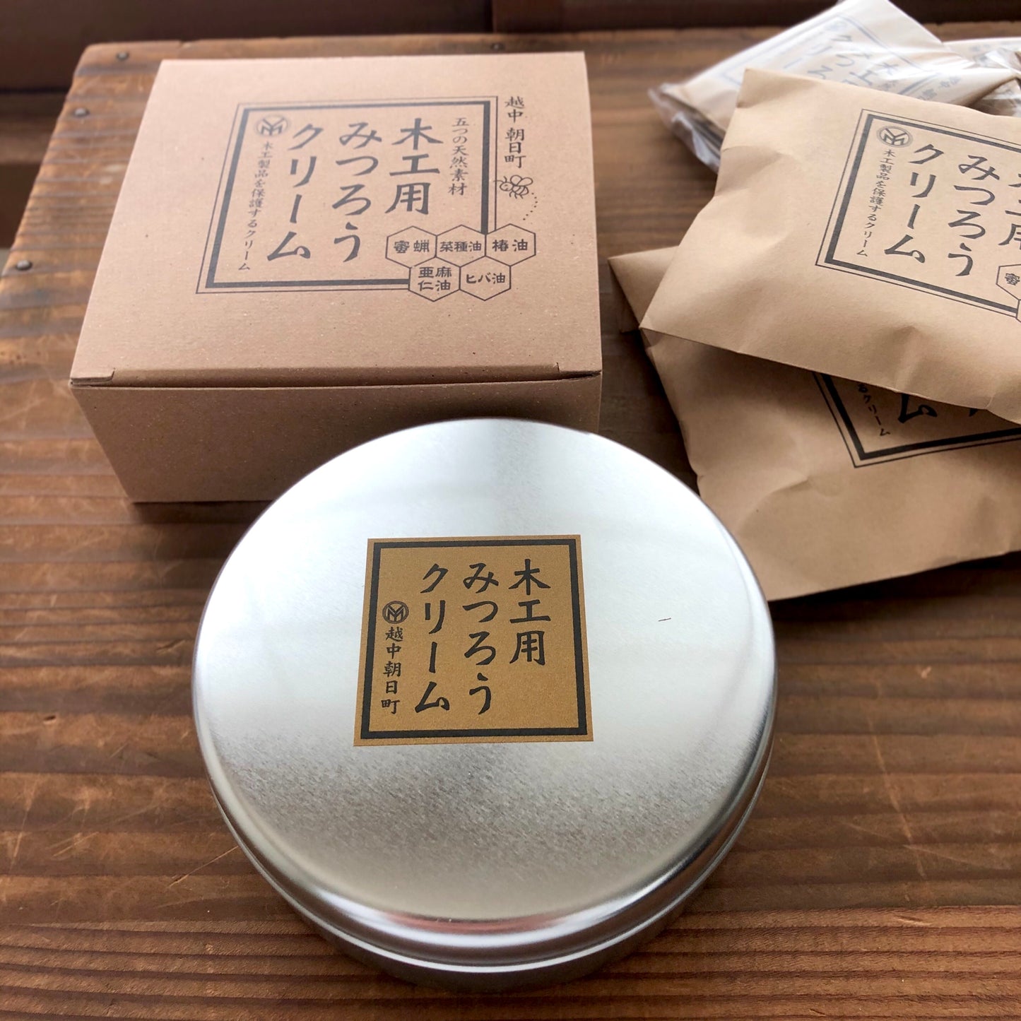 * 尾山製材 木工用みつろうクリーム【尾山製材】