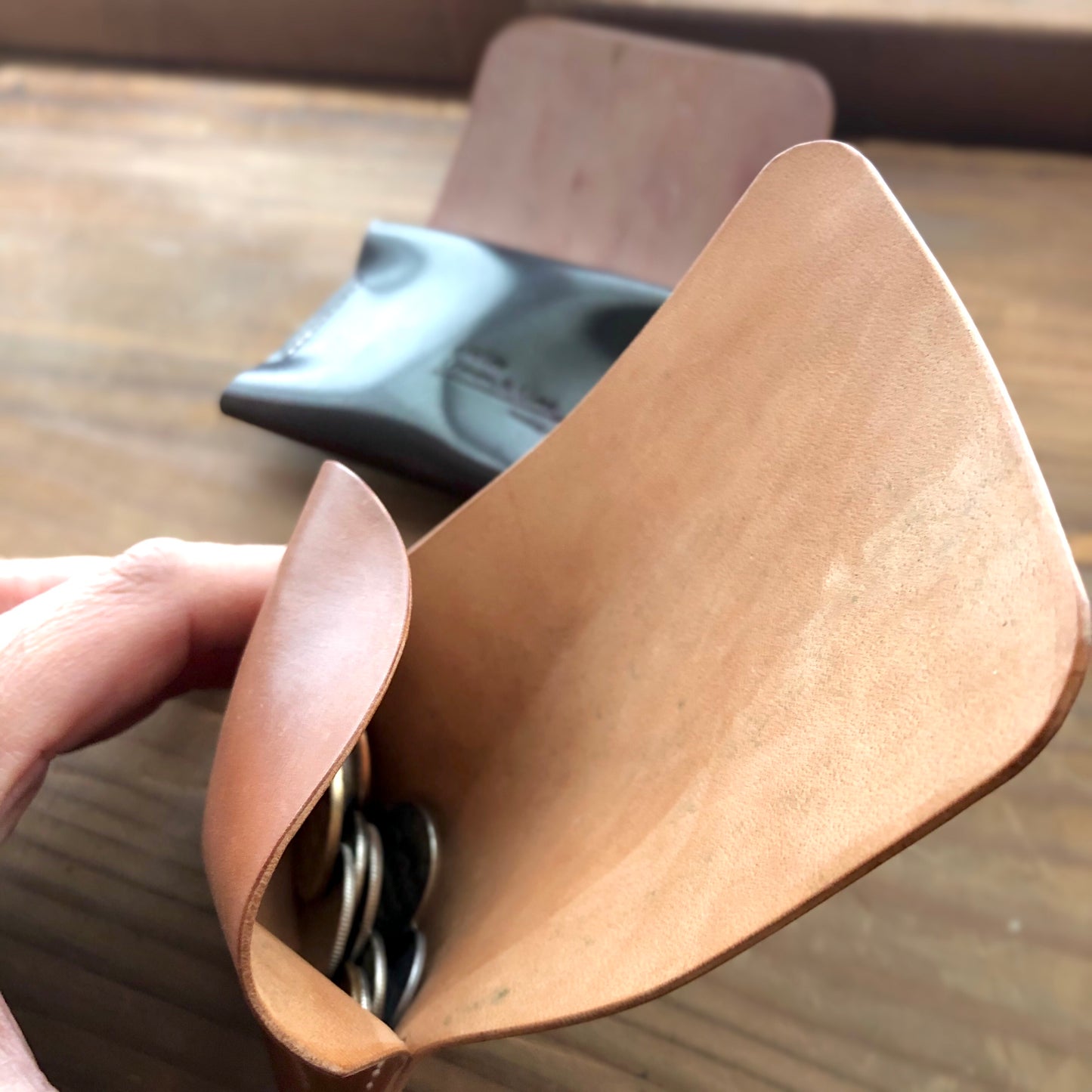 Shell Wallet / Simple / Coin Purse【Horween】シェルコードバンならではの小銭入れ