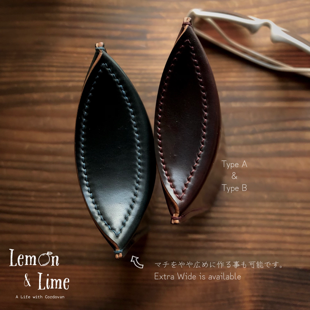Shell Glasses Case【Horween】シェルコードバンのメガネケース