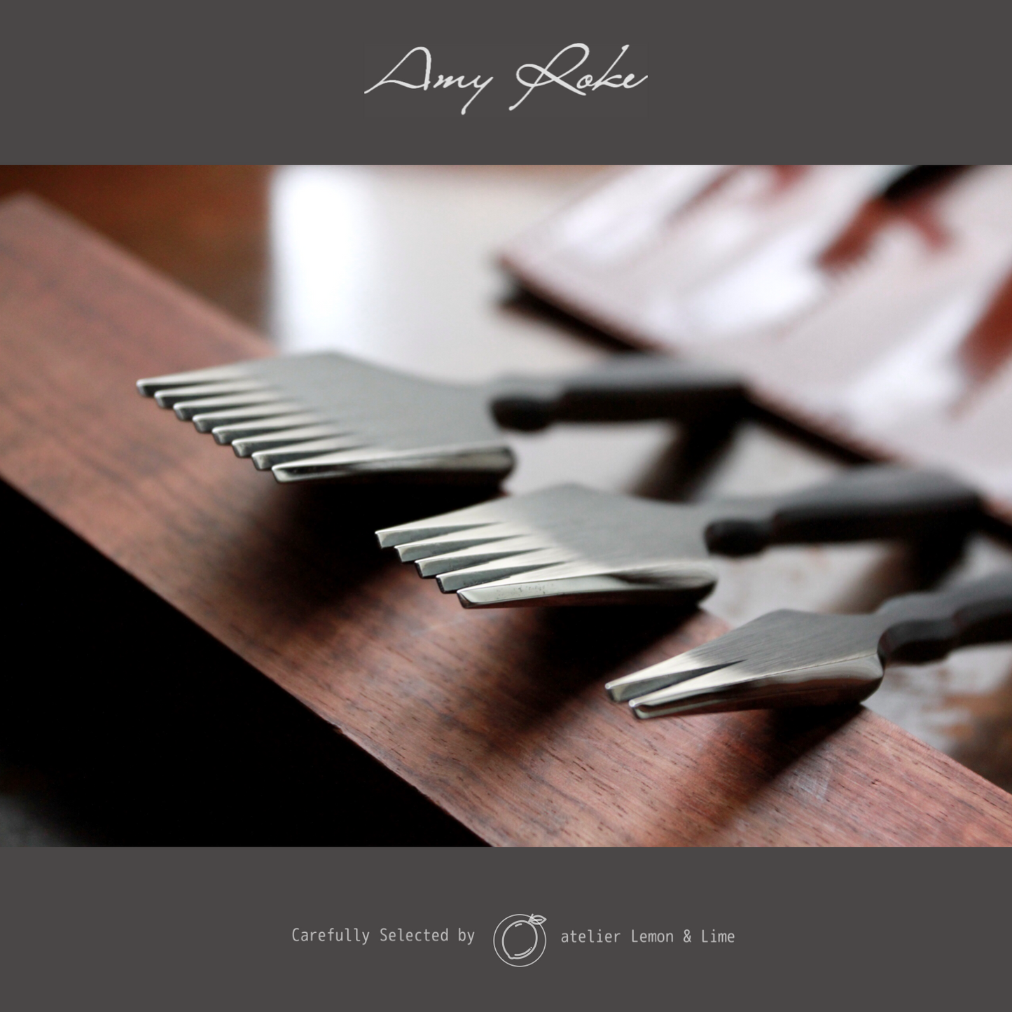 * ヨーロッパ目打ち 3本セット【Amy Roke】French Pricking Irons