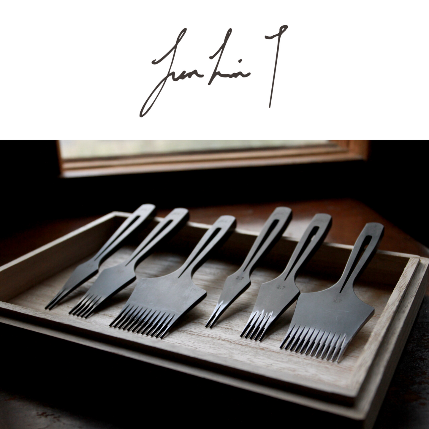 * ヨーロッパ目打ち 3本セット【Jun Lin】French Pricking Irons