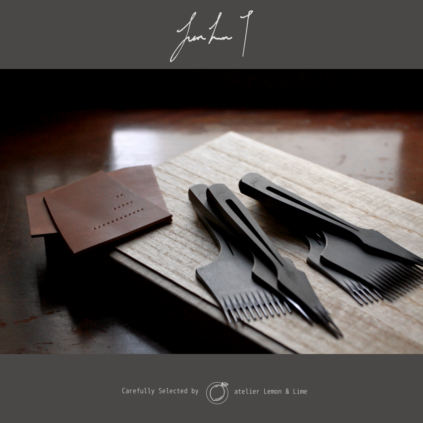 * ヨーロッパ目打ち 3本セット【Jun Lin】French Pricking Irons