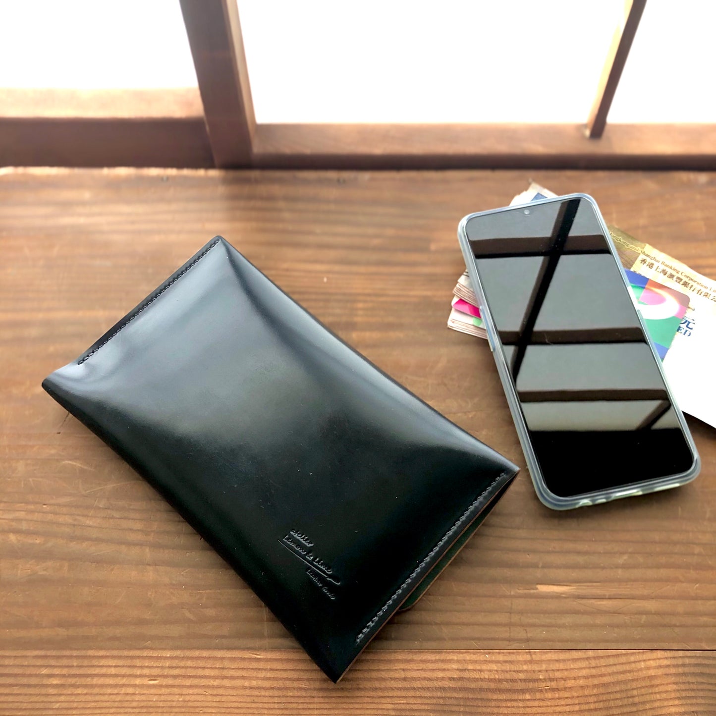 Shell Bag / Clutch (Small)【Horween】シェルコードバンのクラッチ (Sサイズ)