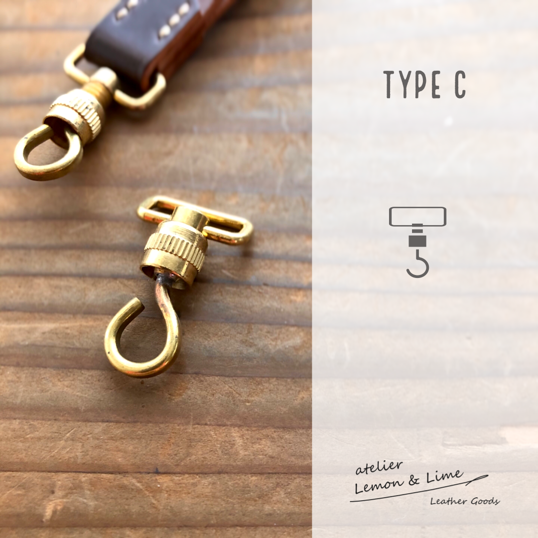 Shell Key Fob (Type C)【Horween】シェルコードバンのキーフォブ (C)