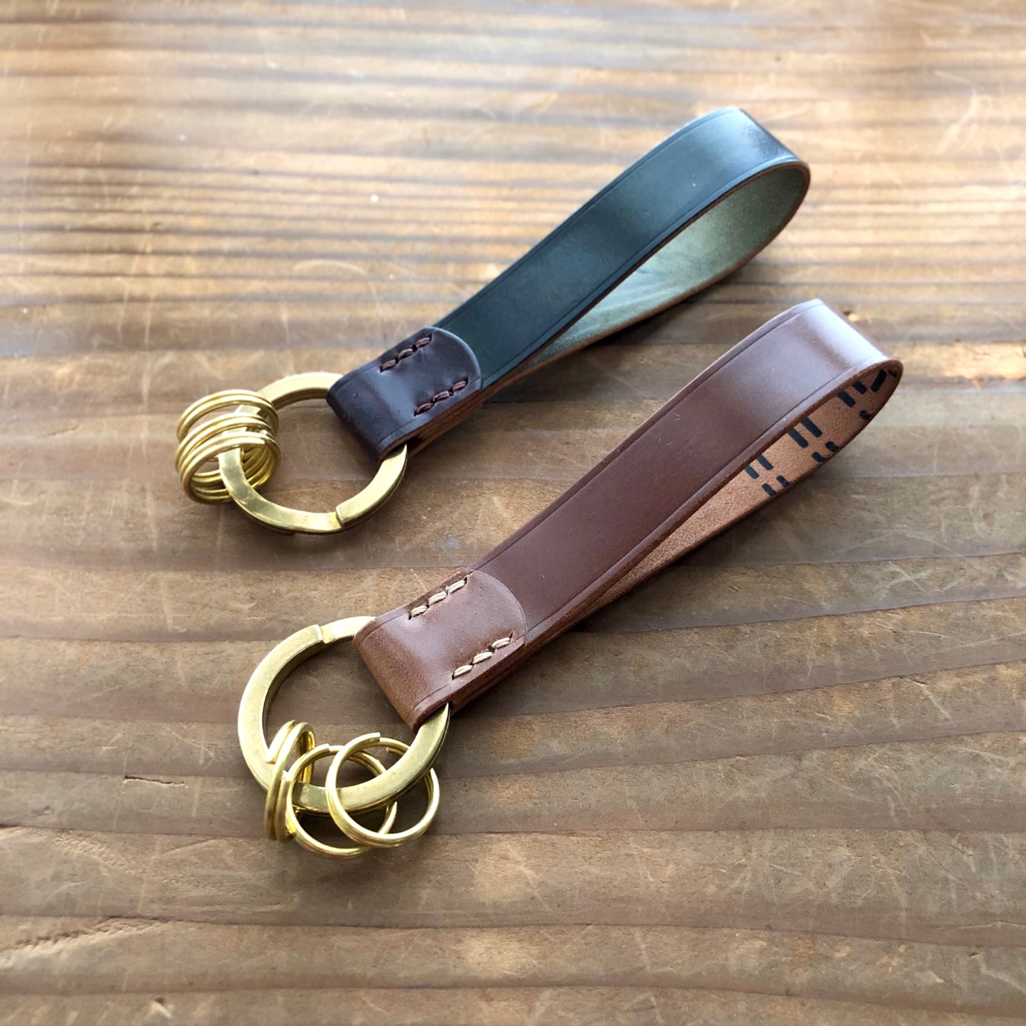 Shell Key Fob (Type A)【Horween】シェルコードバンのキーフォブ (A)