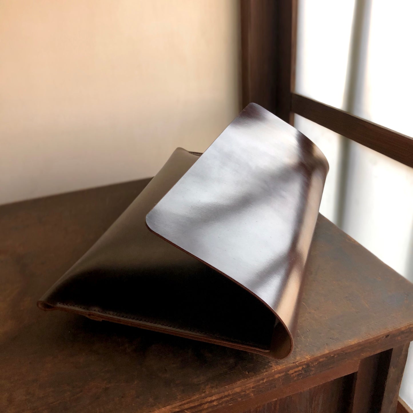 Shell Bag / Clutch (Large)【Horween】シェルコードバンのクラッチ (Lサイズ)