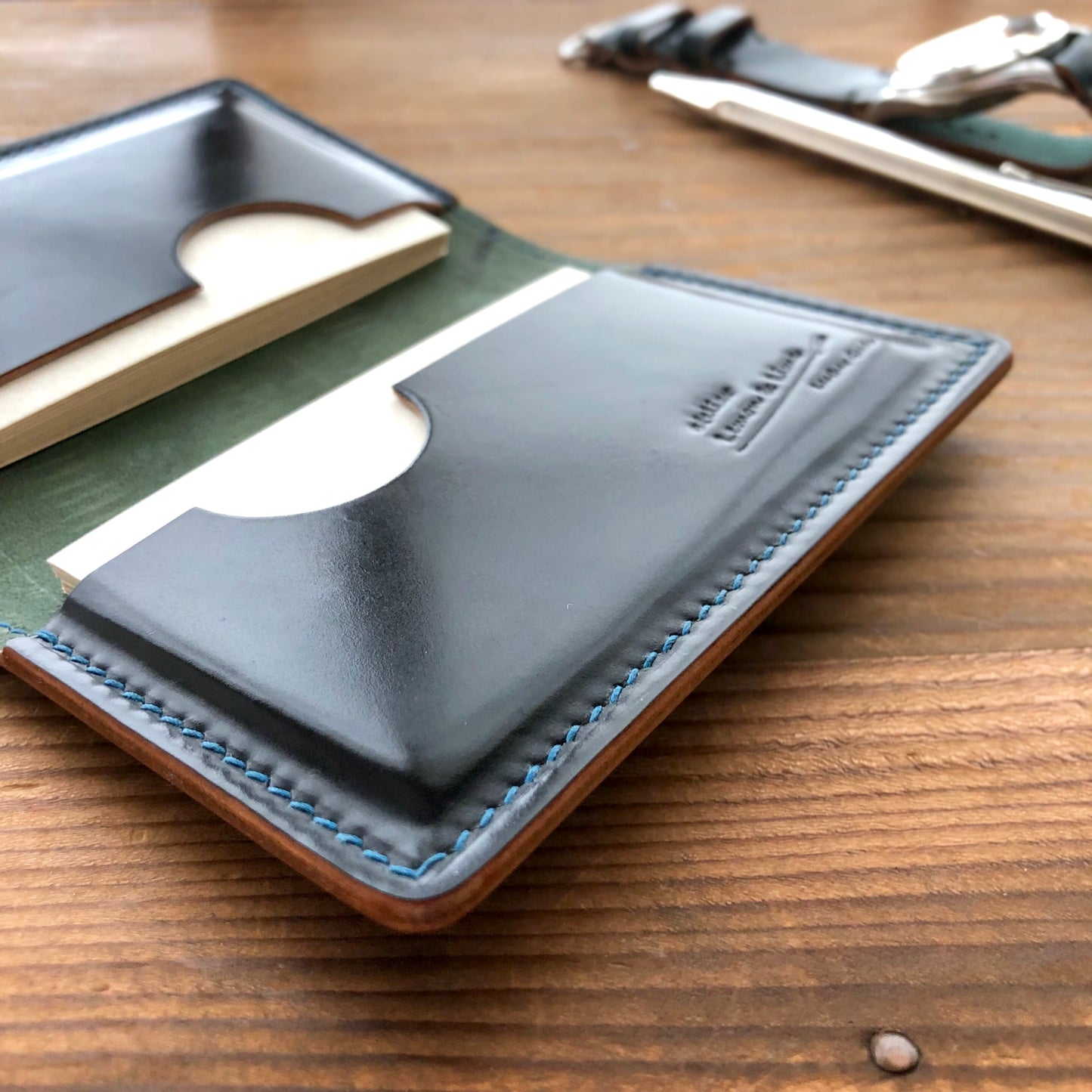 Shell Business Card Holder【Horween】シェルコードバンの名刺入れ