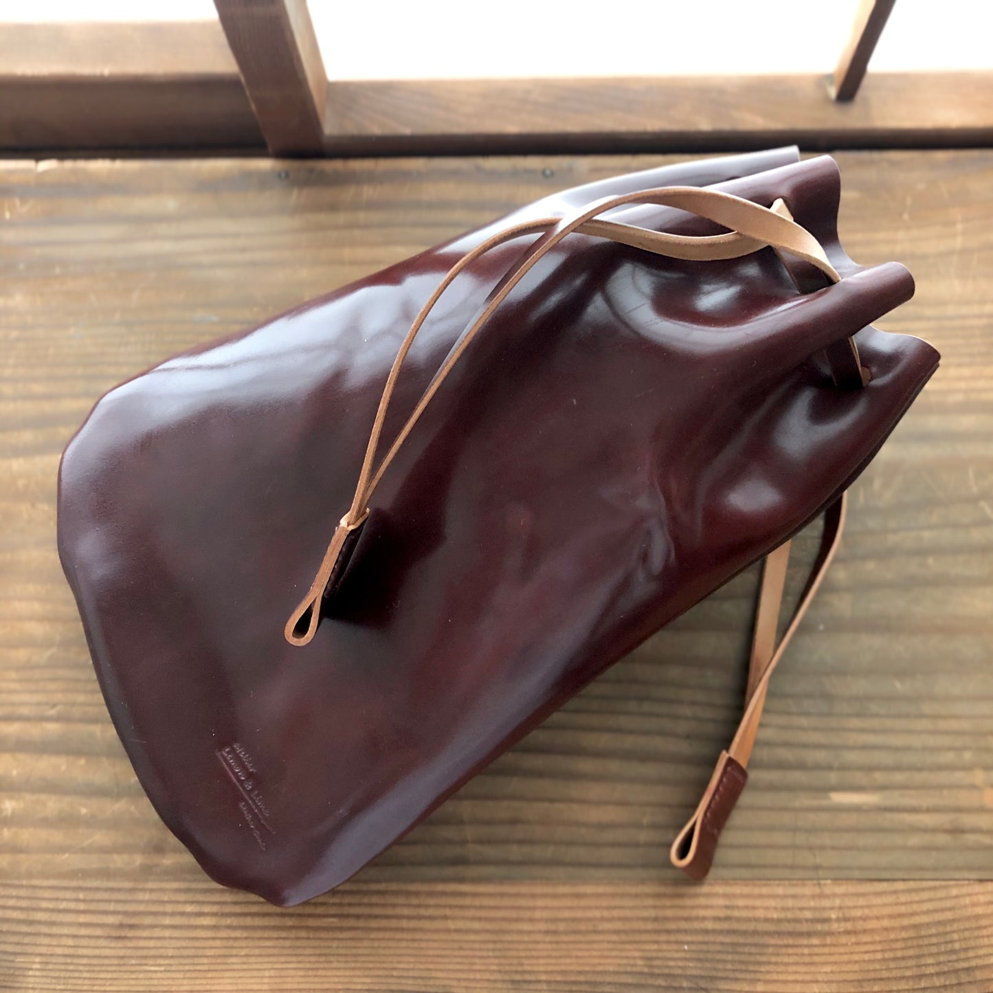 Shell Bag / Kinchaku【Horween】シェルコードバンの巾着