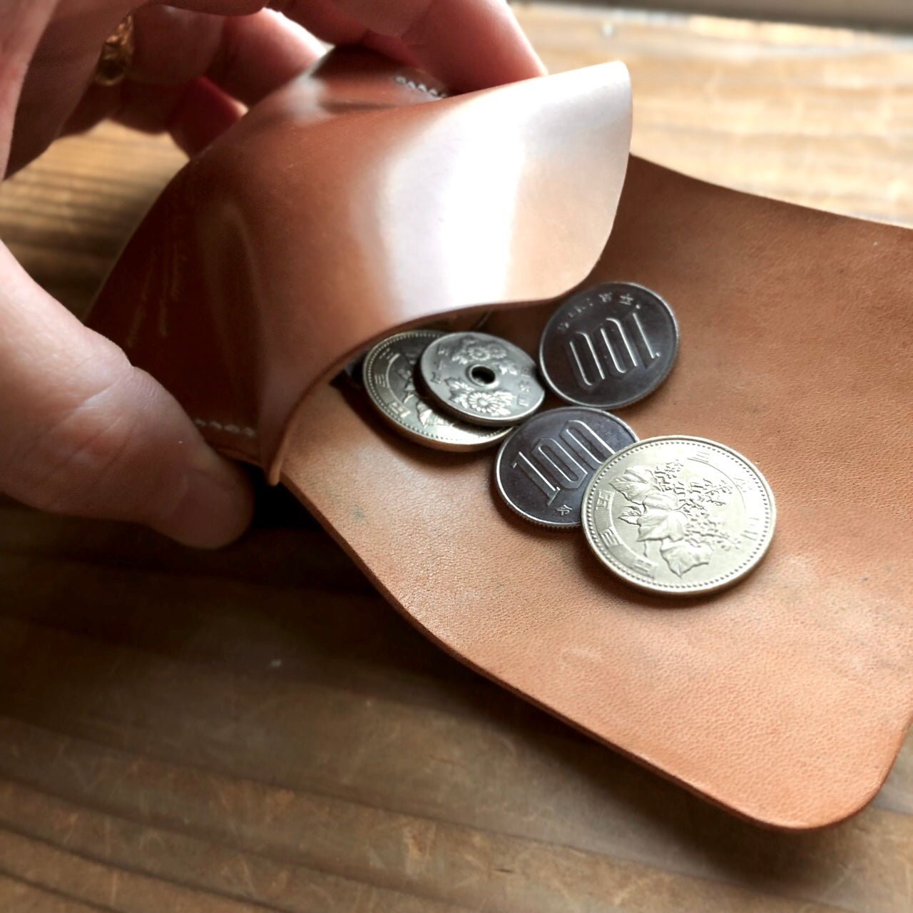 Shell Wallet / Simple / Coin Purse【Horween】シェルコードバンならではの小銭入れ
