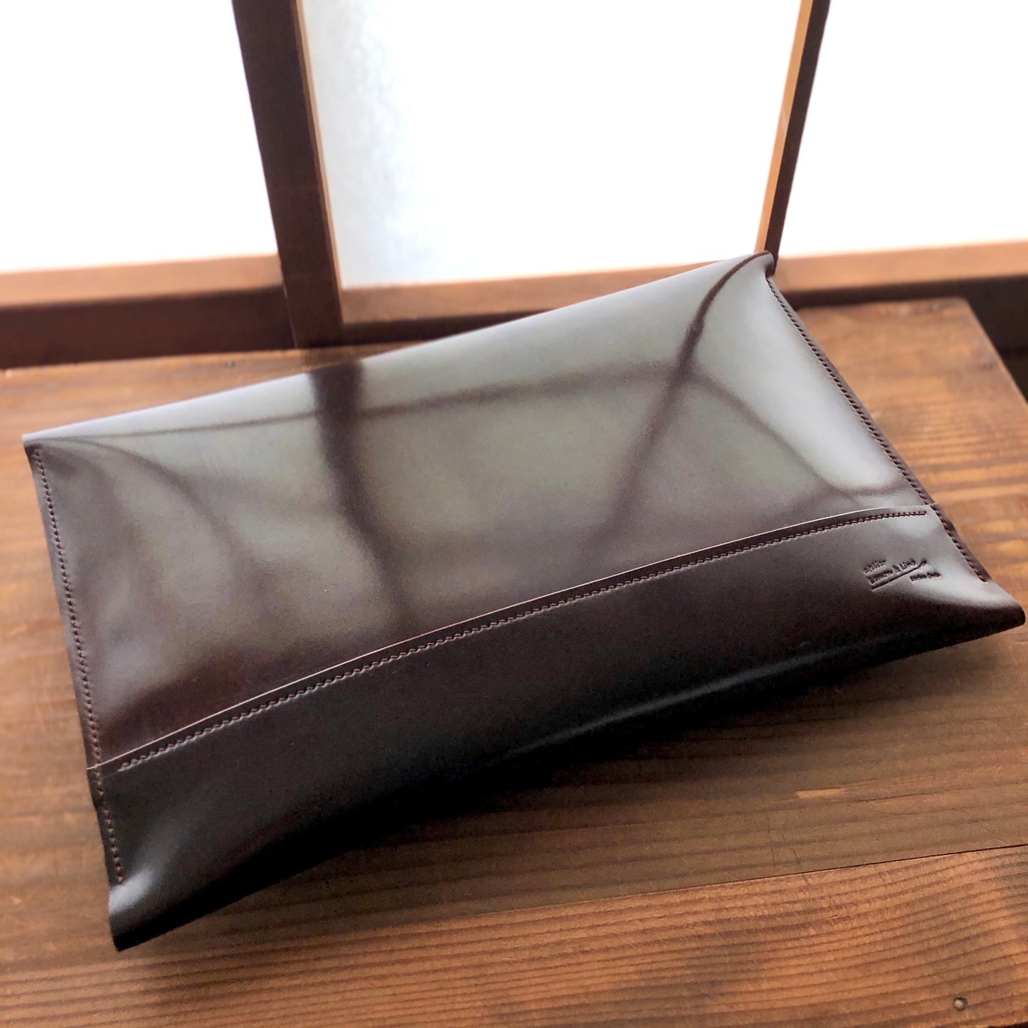 Shell Bag / Clutch (Large)【Horween】シェルコードバンのクラッチ (Lサイズ)
