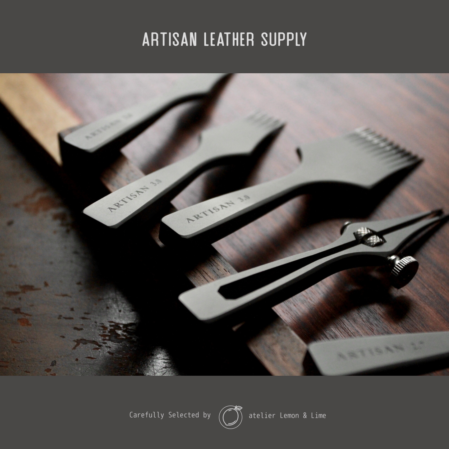 * ヨーロッパ目打ち 3本セット【Artisan Leather Supply】French Pricking Irons