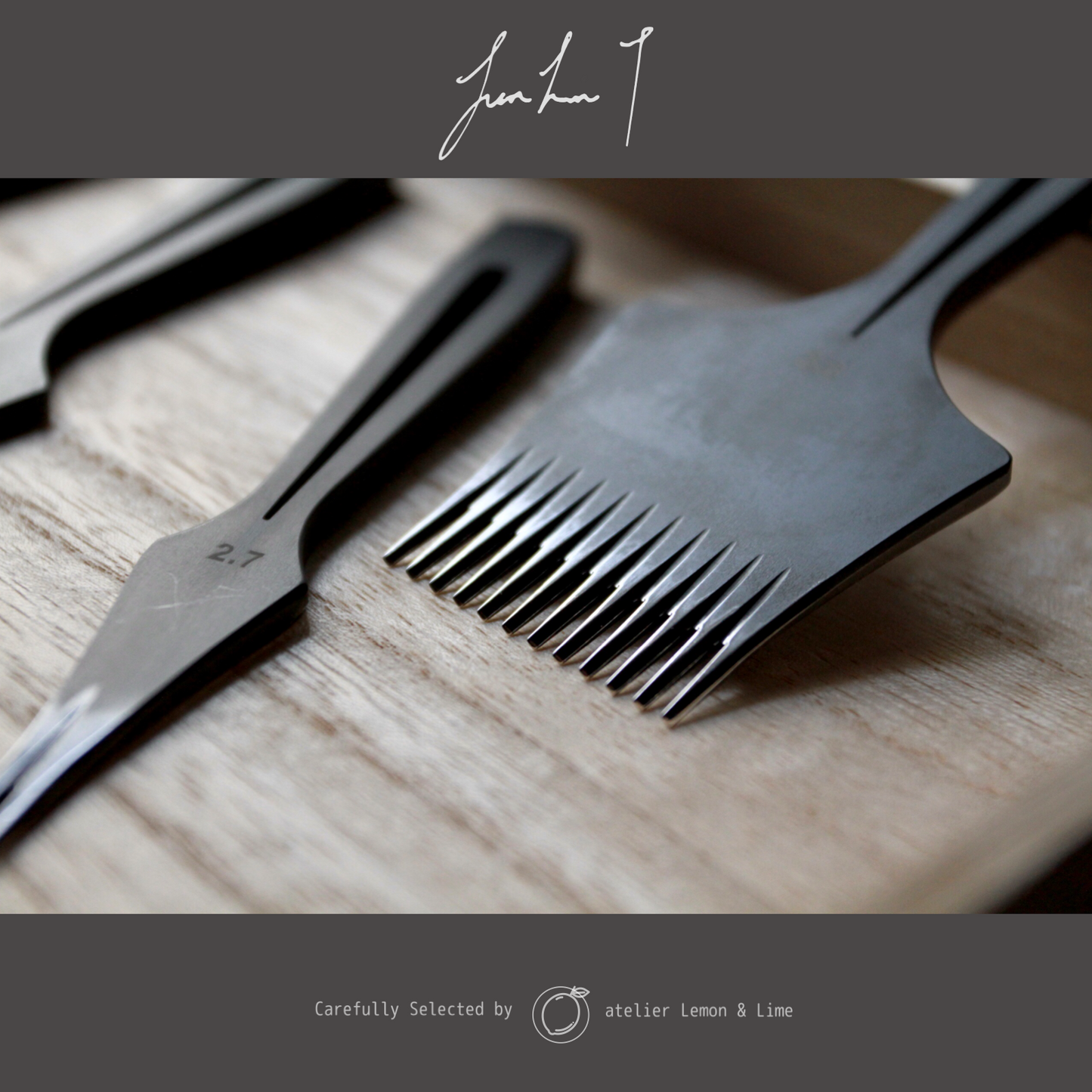 * ヨーロッパ目打ち 3本セット【Jun Lin】French Pricking Irons
