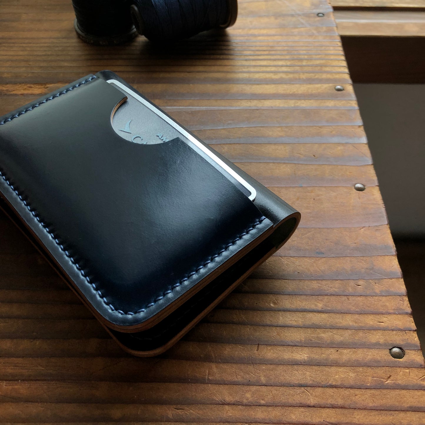 Shell Wallet / r12.5 / Bifold (3-pocket)【Horween】シェルコードバンのカードホルダー / r12.5 / Bifold (3-pocket)