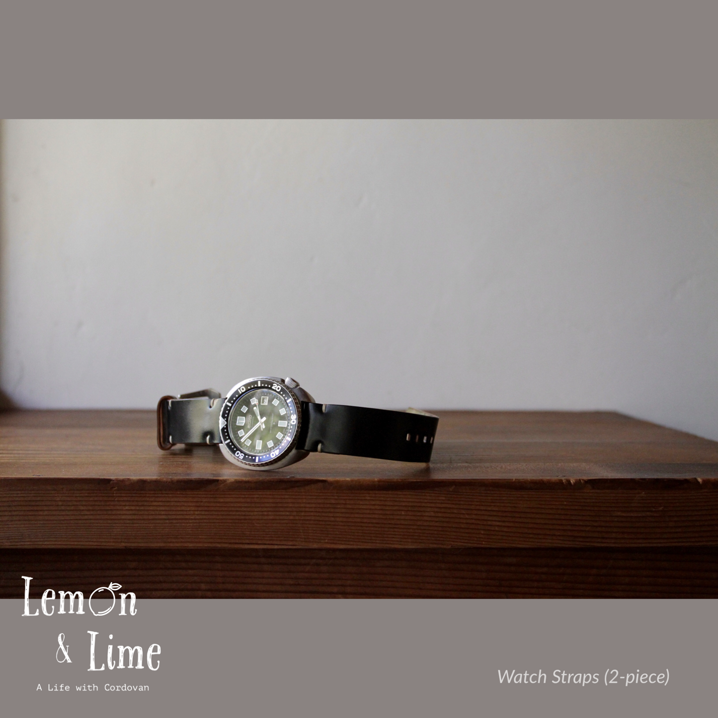 Shell Watch Strap (2-piece)【Horween】シェルコードバンの時計ベルト (2ピース)
