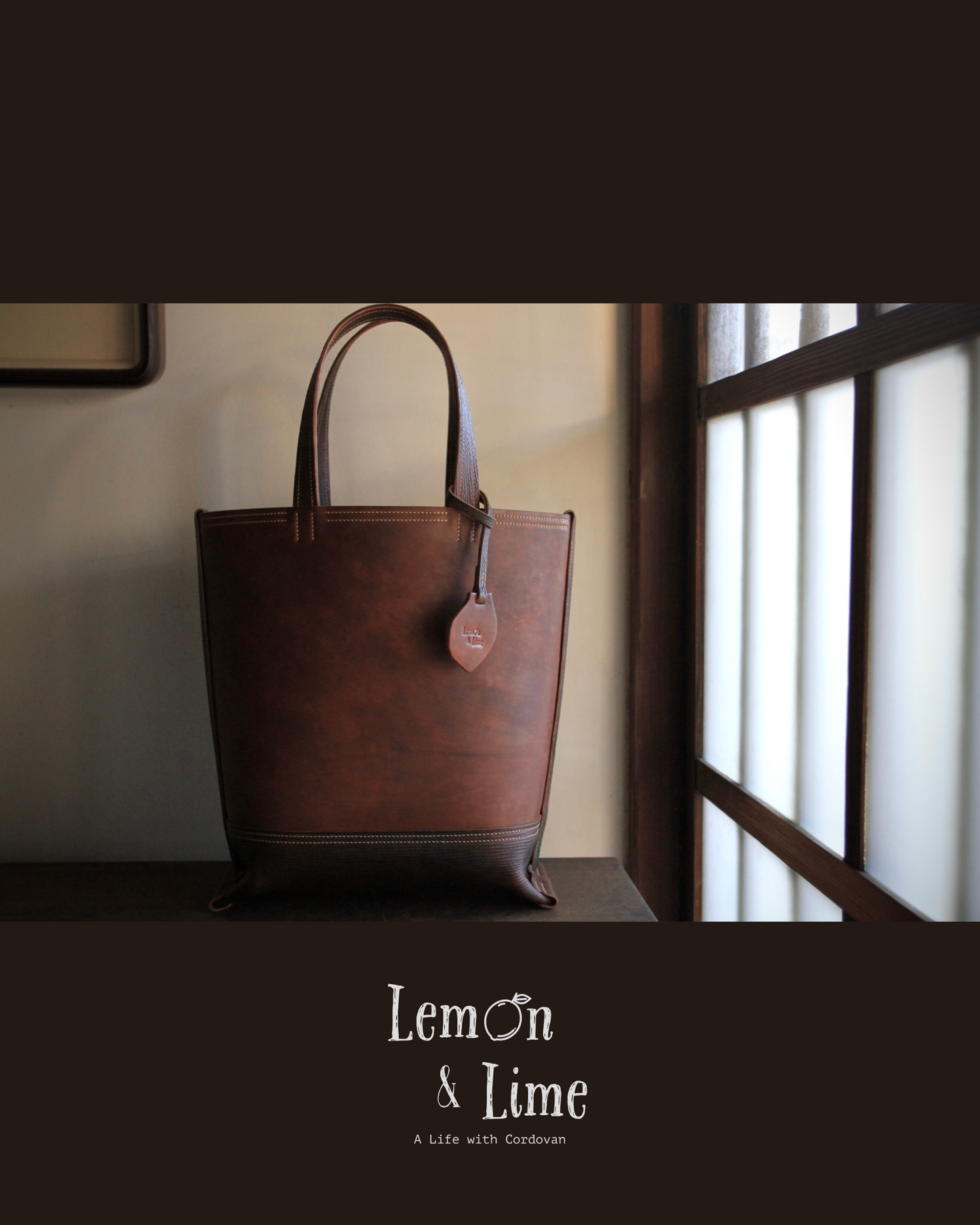 Shell Bag / Medium-Sized Shell Tote【Horween】シェルコードバンのトートバッグ、ミディアムサイズ