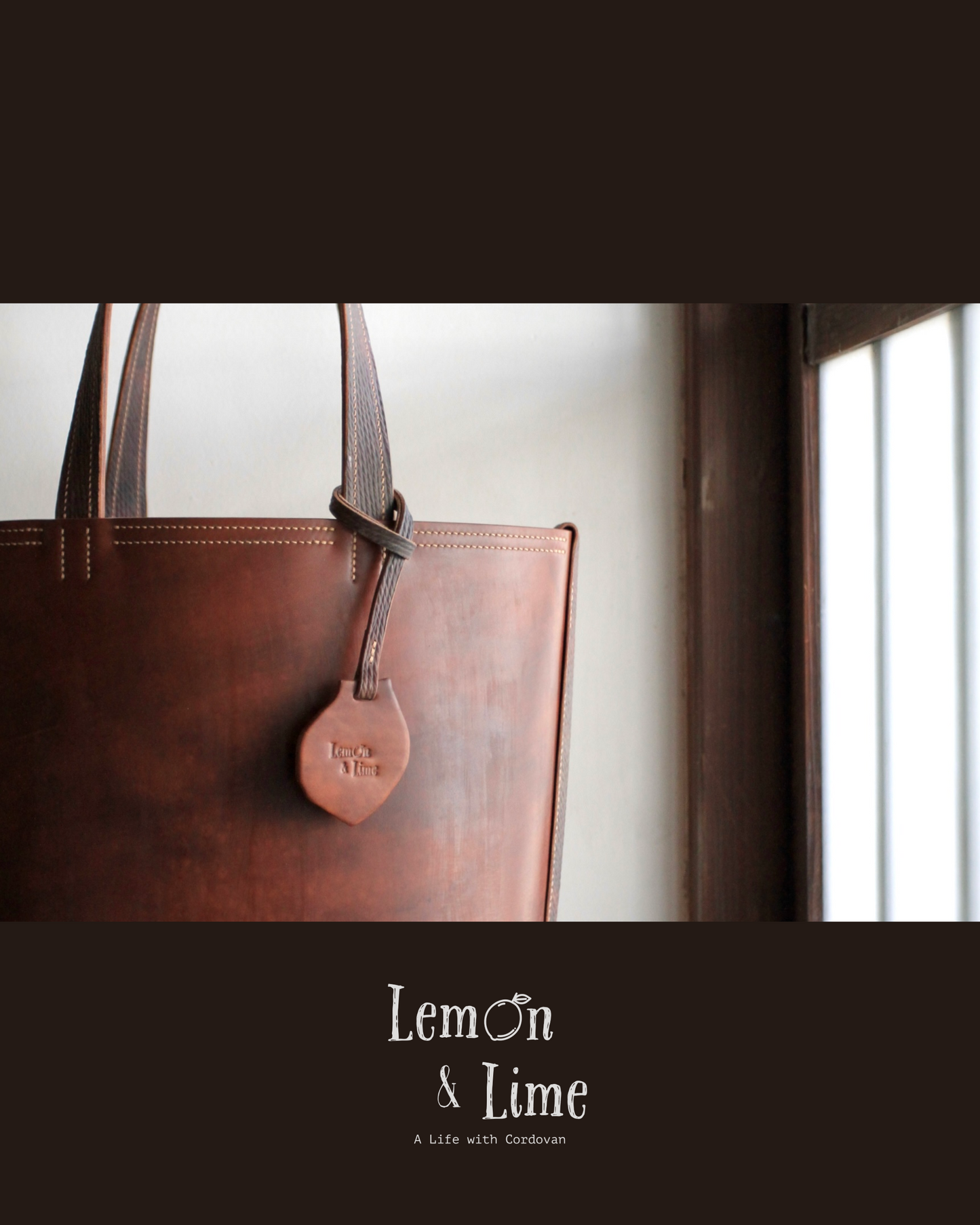 Shell Bag / Medium-Sized Shell Tote【Horween】シェルコードバンのトートバッグ、ミディアムサイズ