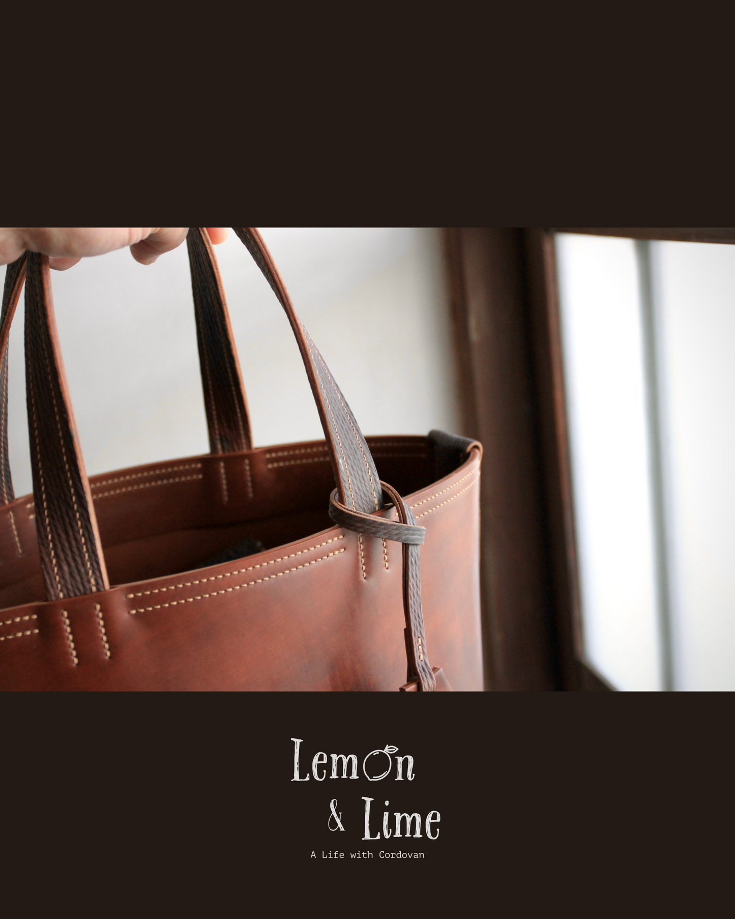 Shell Bag / Medium-Sized Shell Tote【Horween】シェルコードバンのトートバッグ、ミディアムサイズ