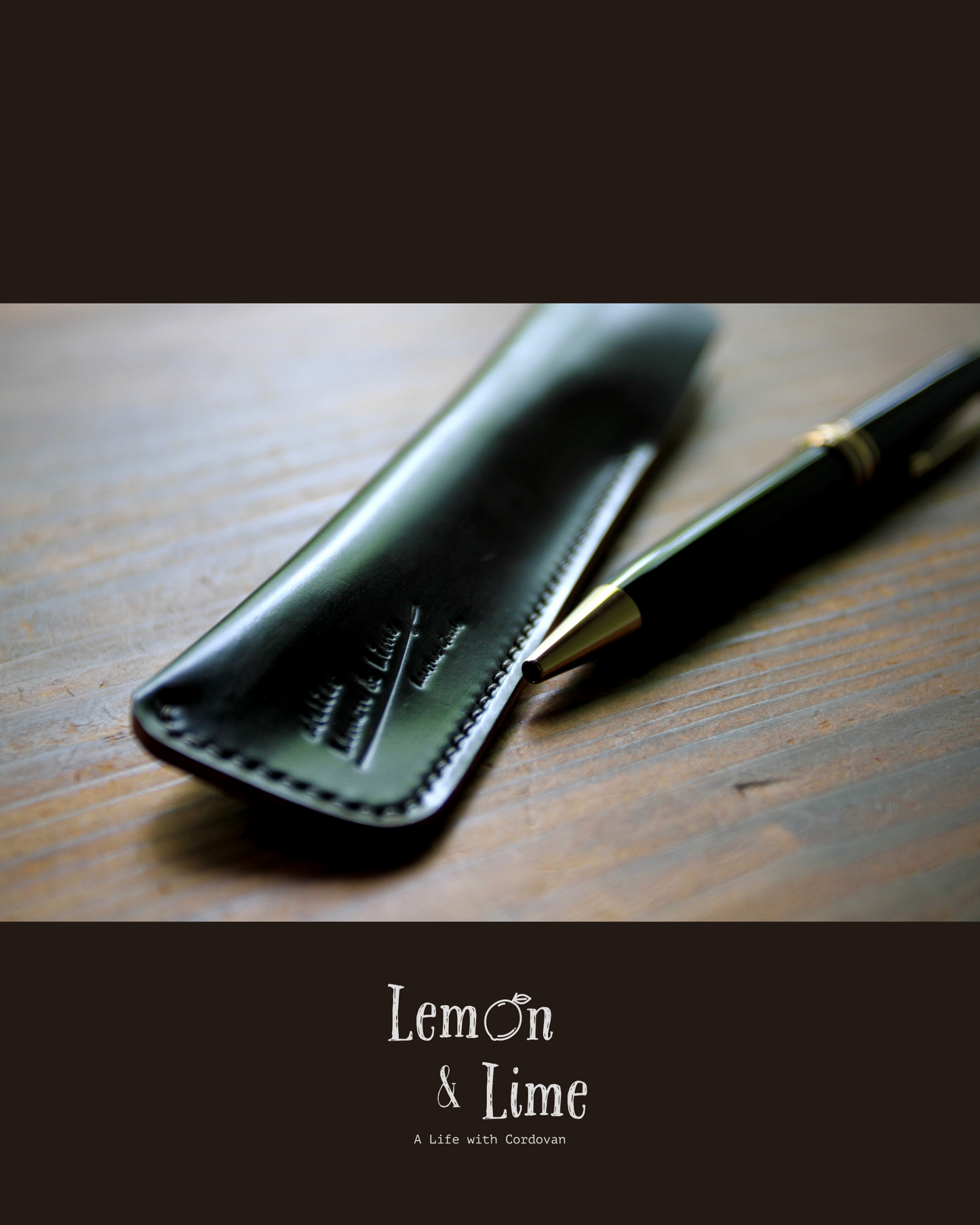 Shell Pen Sheath【Horween】シェルコードバンのペンシース