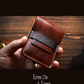 Shell Wallet / Vertical / Vertical Card Case w/ Flap (1-pocket)【Horween】シェルコードバンのフラップ付きの縦型カードケース