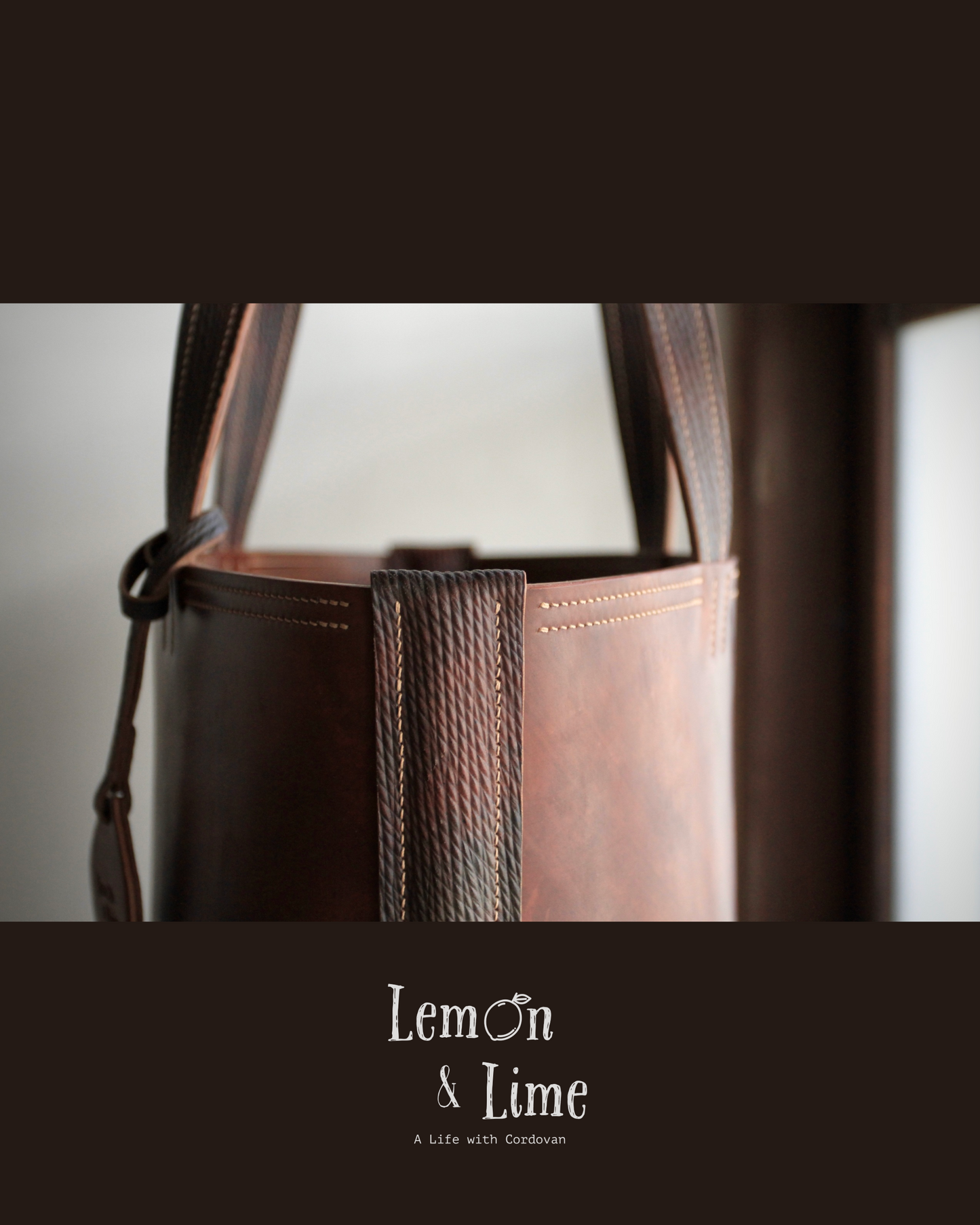 Shell Bag / Medium-Sized Shell Tote【Horween】シェルコードバンのトートバッグ、ミディアムサイズ