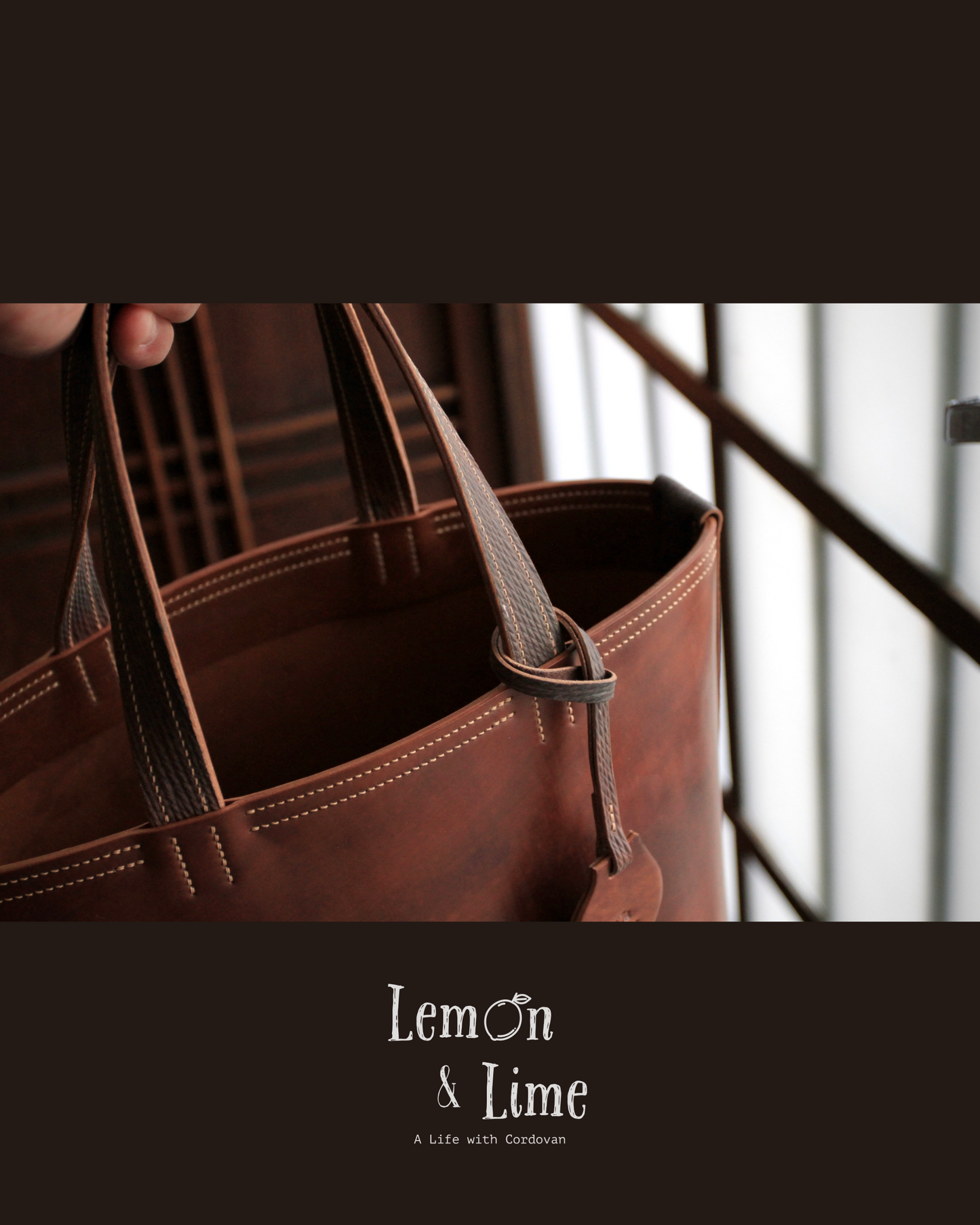 Shell Bag / Medium-Sized Shell Tote【Horween】シェルコードバンのトートバッグ、ミディアムサイズ