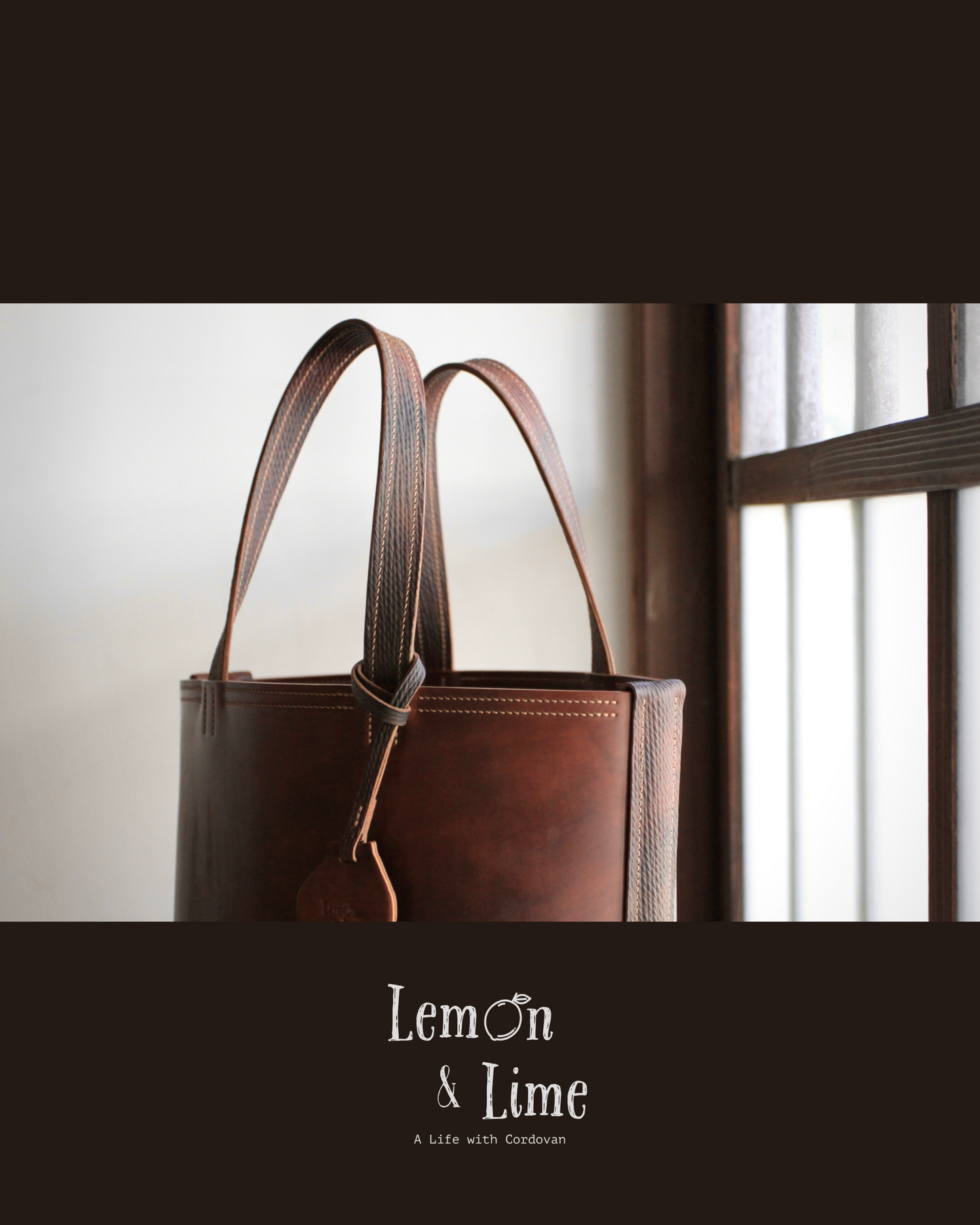 Shell Bag / Medium-Sized Shell Tote【Horween】シェルコードバンのトートバッグ、ミディアムサイズ