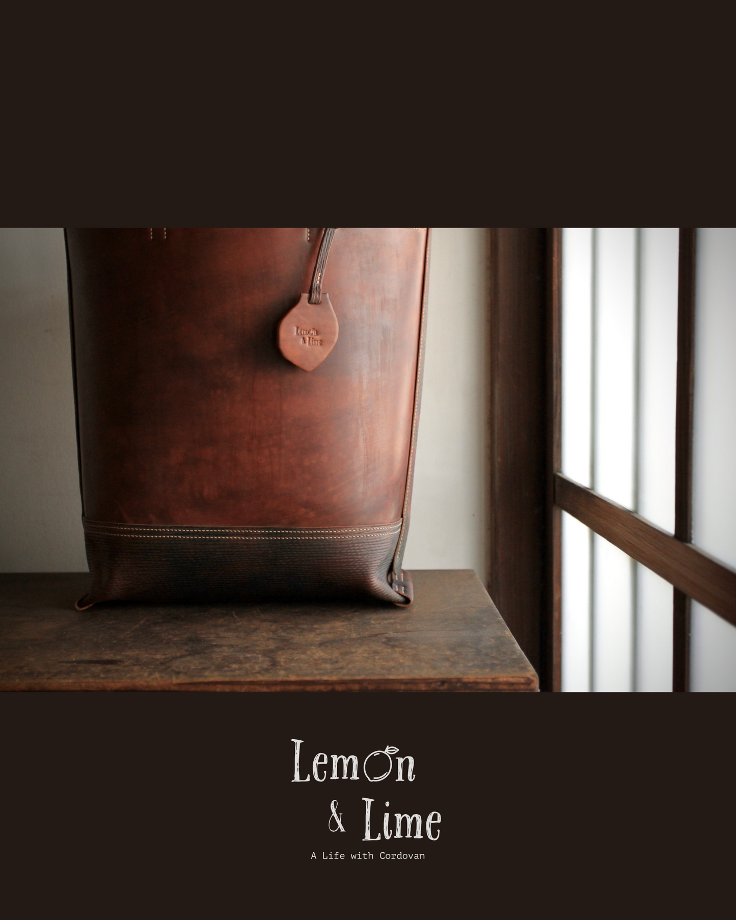 Shell Bag / Medium-Sized Shell Tote【Horween】シェルコードバンのトートバッグ、ミディアムサイズ