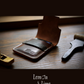 Shell Wallet / Vertical / Vertical Card Case w/ Flap (1-pocket)【Horween】シェルコードバンのフラップ付きの縦型カードケース