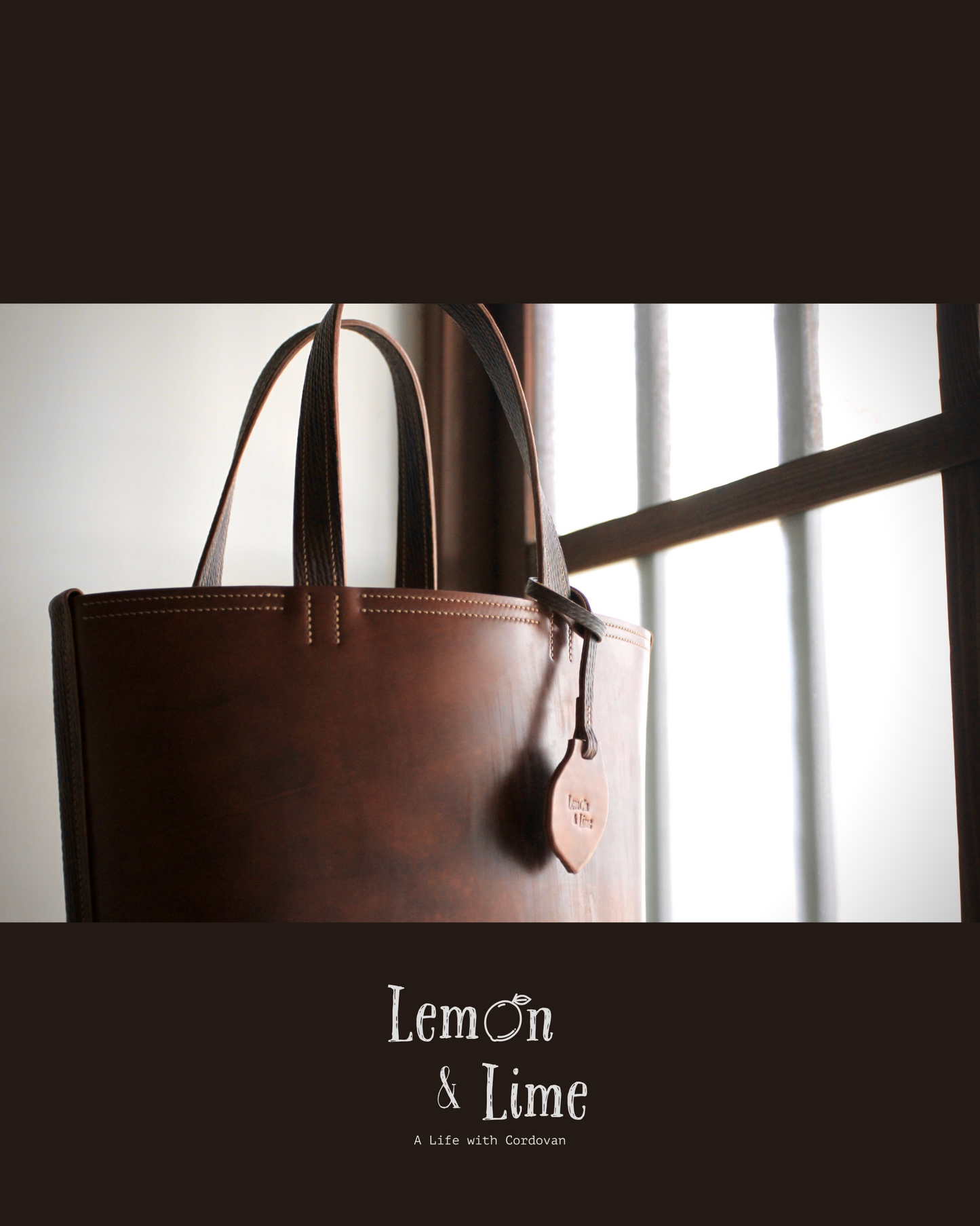 Shell Bag / Medium-Sized Shell Tote【Horween】シェルコードバンのトートバッグ、ミディアムサイズ