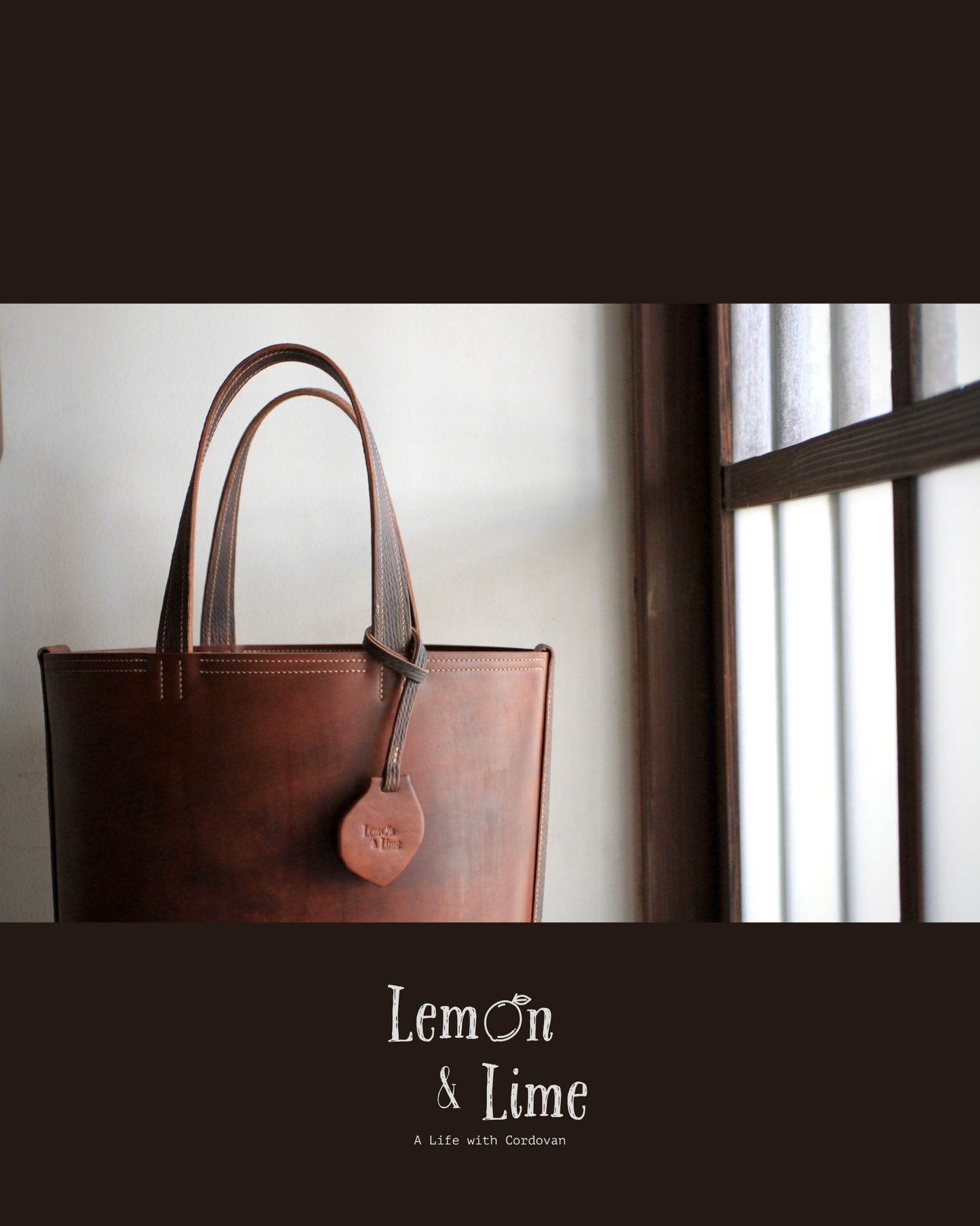 Shell Bag / Medium-Sized Shell Tote【Horween】シェルコードバンのトートバッグ、ミディアムサイズ