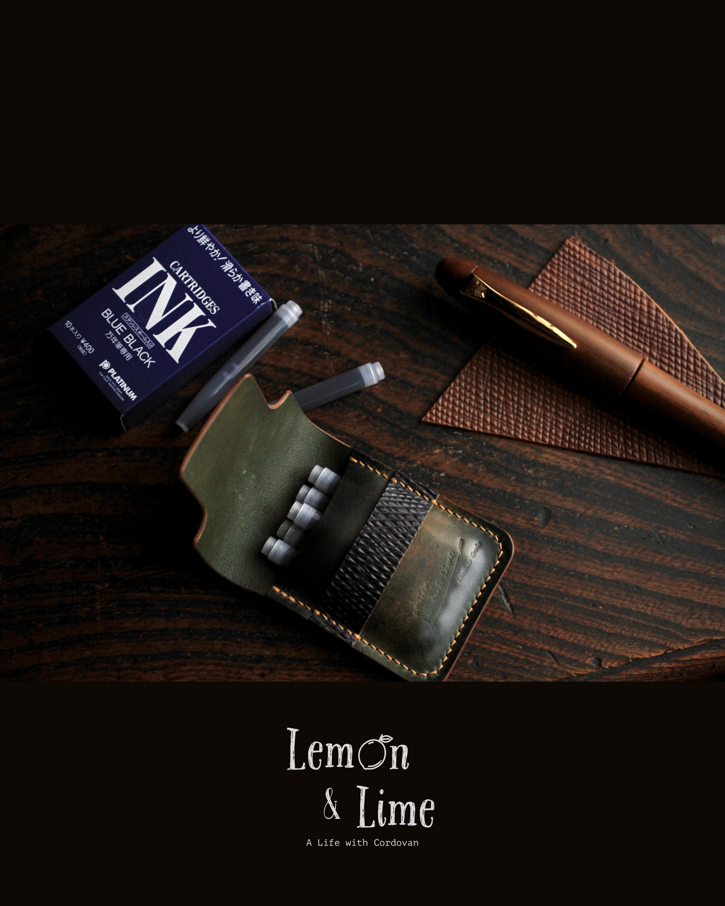 Shell Cartridges Case【Horween】シェルコードバンのカートリッジシース