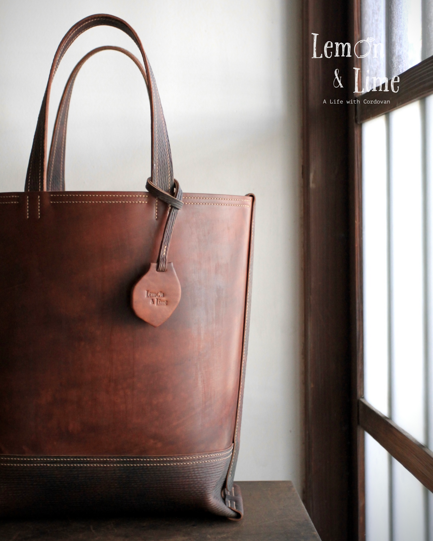 Shell Bag / Medium-Sized Shell Tote【Horween】シェルコードバンのトートバッグ、ミディアムサイズ