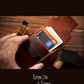 Shell Wallet / Vertical / Vertical Card Case w/ Flap (1-pocket)【Horween】シェルコードバンのフラップ付きの縦型カードケース