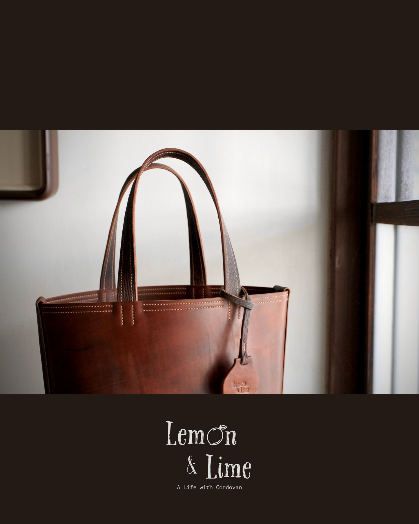 Shell Bag / Medium-Sized Shell Tote【Horween】シェルコードバンのトートバッグ、ミディアムサイズ