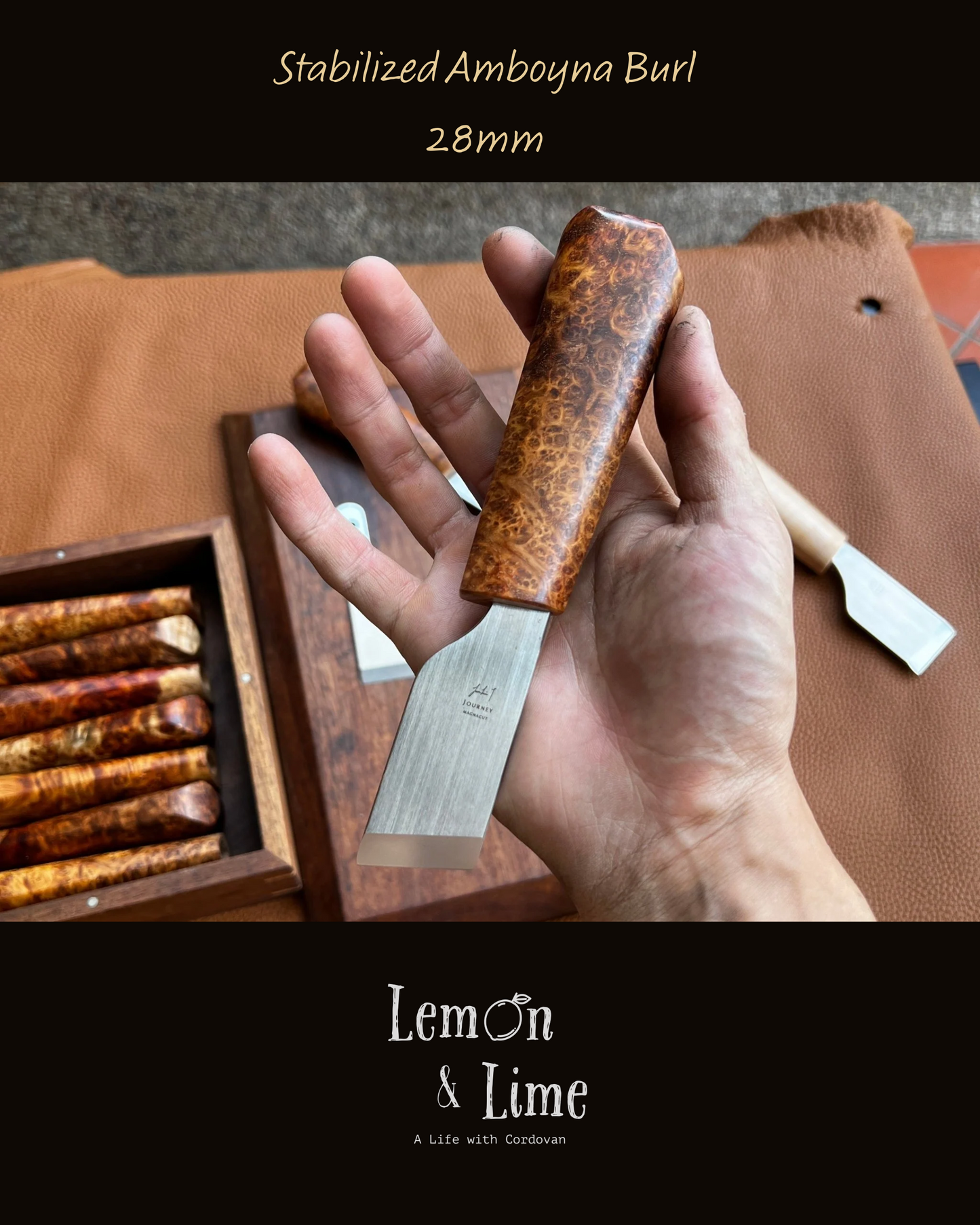 * 革包丁 - Journey Skiver -【Jun Lin】the Japanese Leather Knife