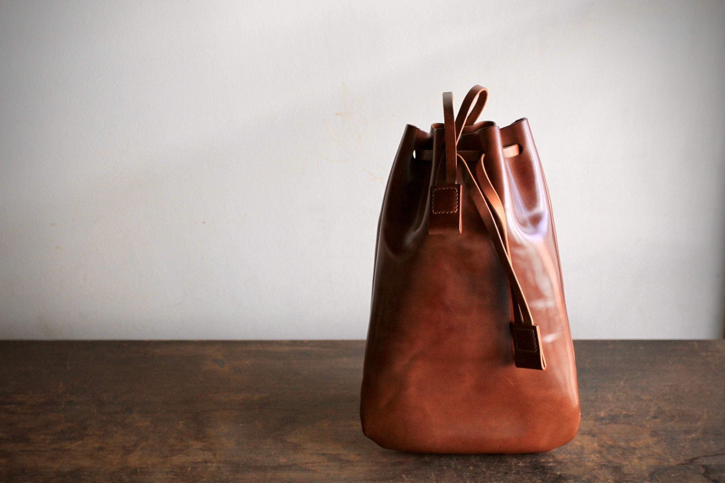 東京で、コードバンの巾着を作るアトリエです / atelier Lemon & Lime