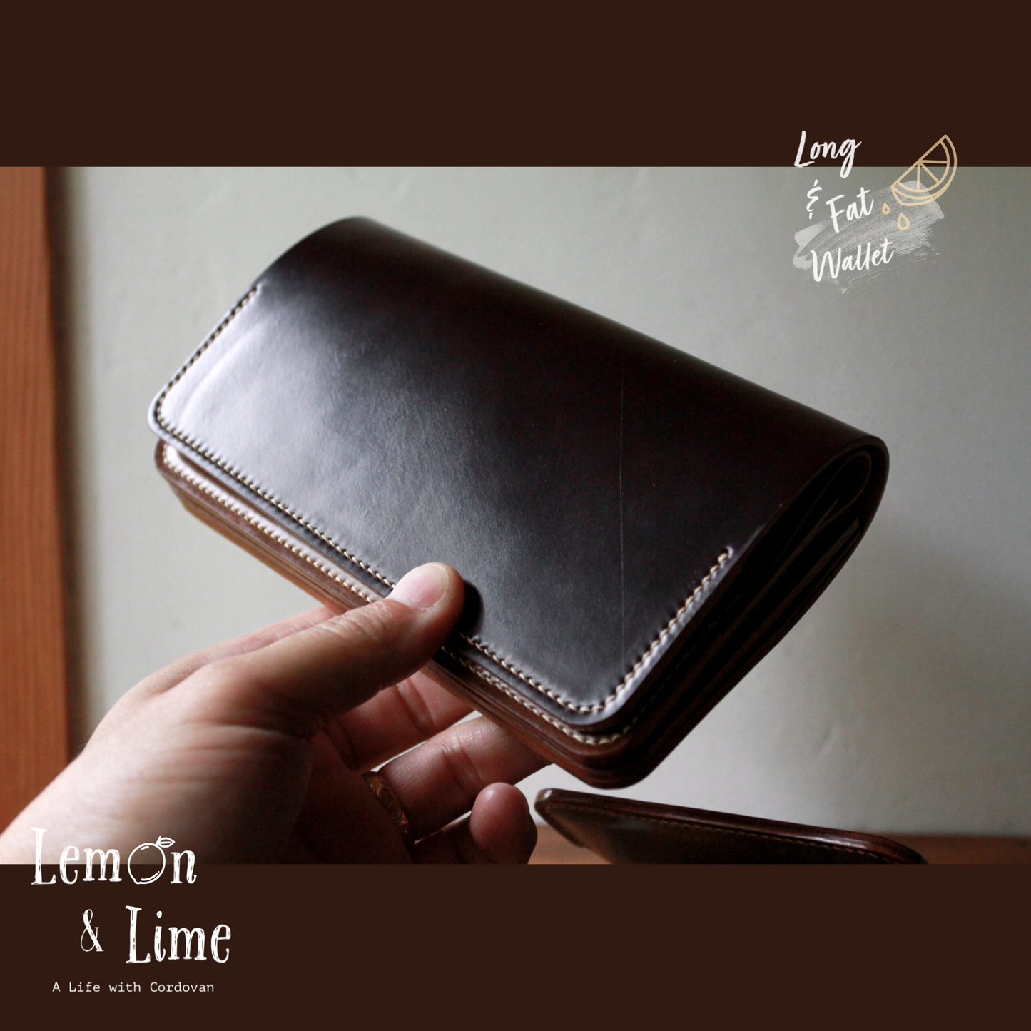 Shell Wallet / r12.5 / Long and Fat【Horween】シェルコードバンの財布 / r12.5 / Long and Fat