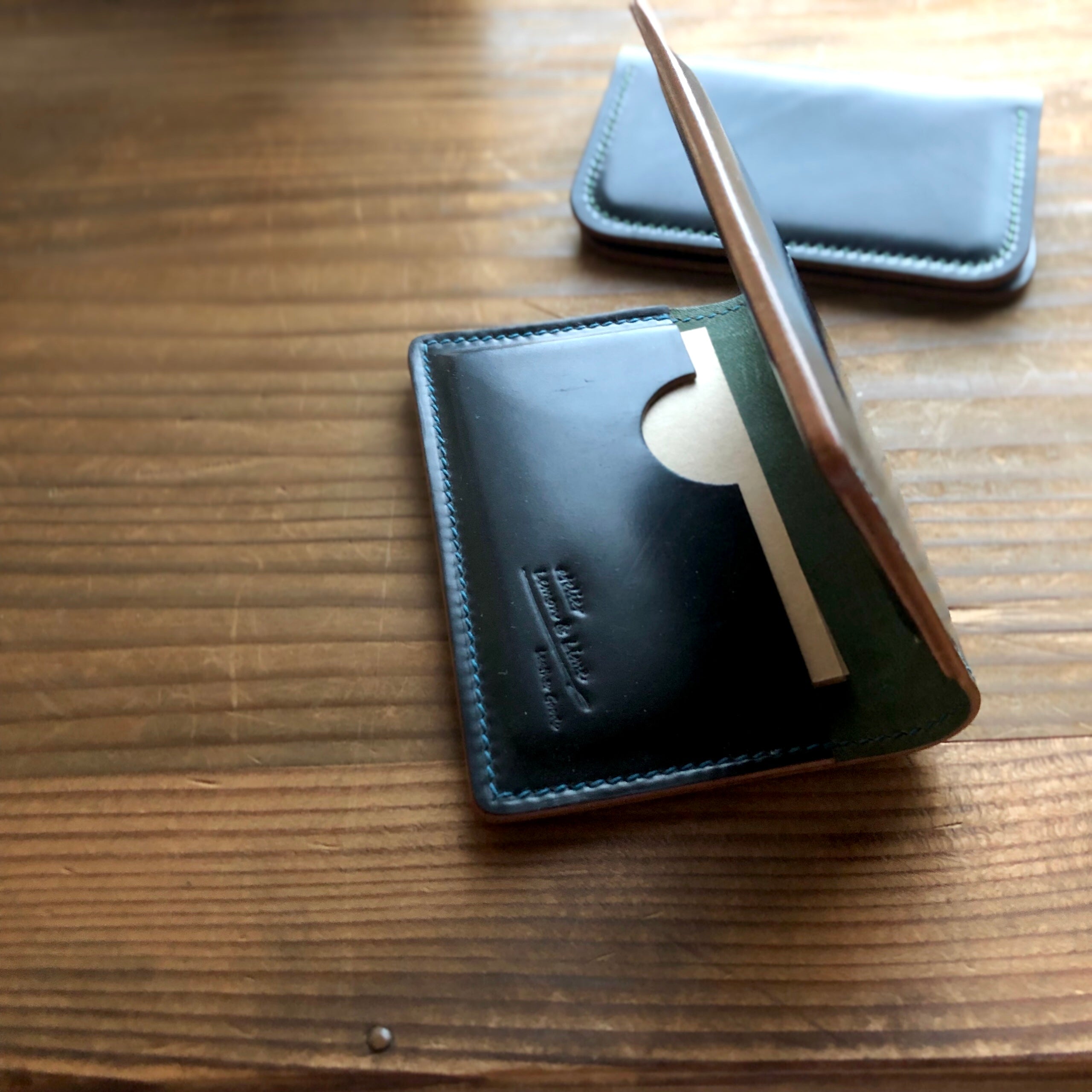 Shell Business Card Holder【Horween】シェルコードバンの名刺入れ