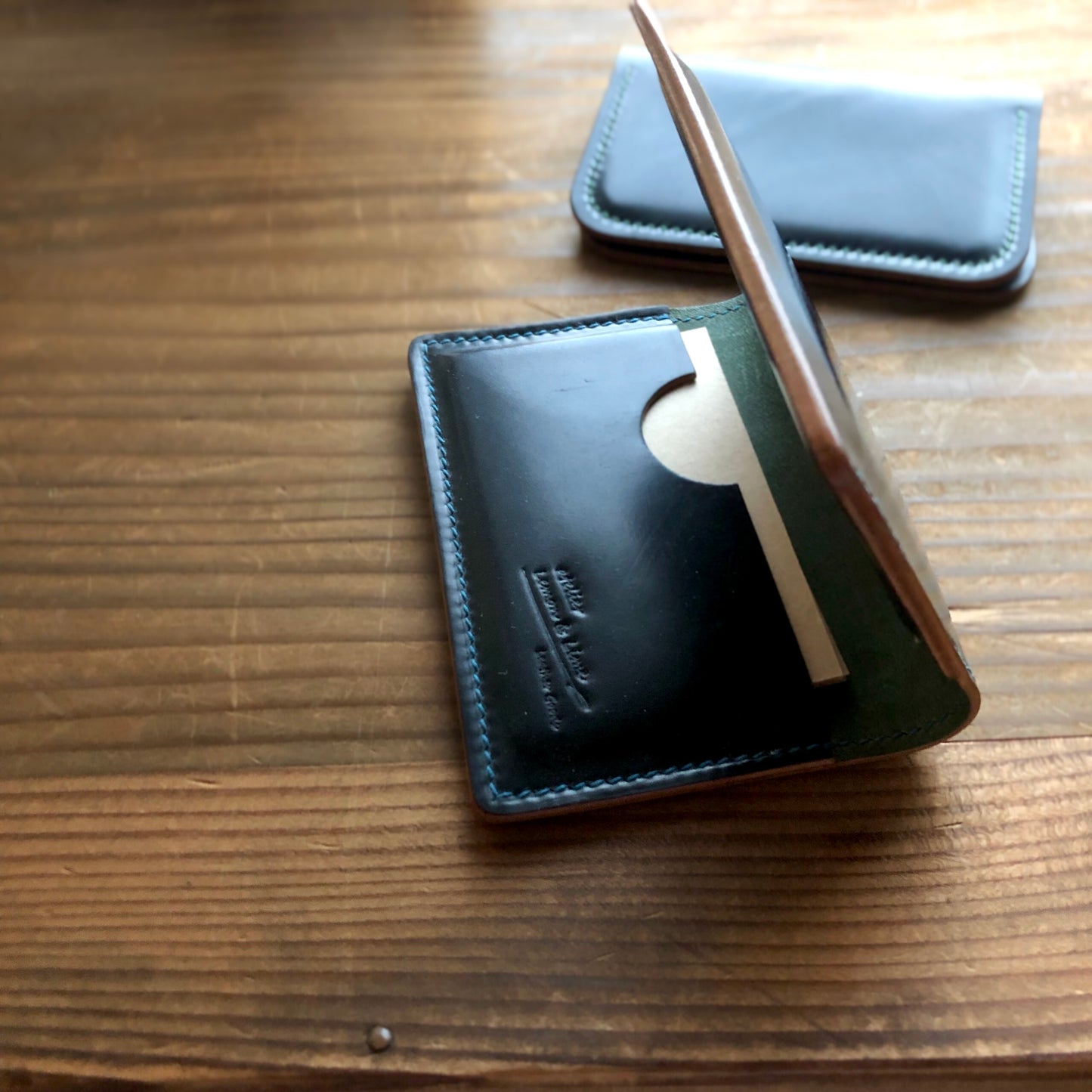 Shell Card Wallet for business cards【Horween】シェルコードバンの名刺入れ