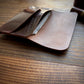 Shell Wallet / Simple / Card Holder with Flap【Horween】シェルコードバンのフラップで留めるカードホルダー