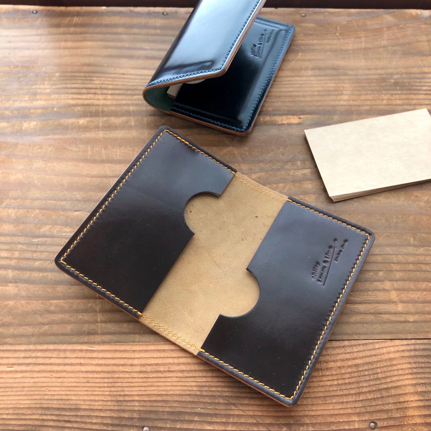 Shell Card Wallet for business cards【Horween】シェルコードバンの名刺入れ