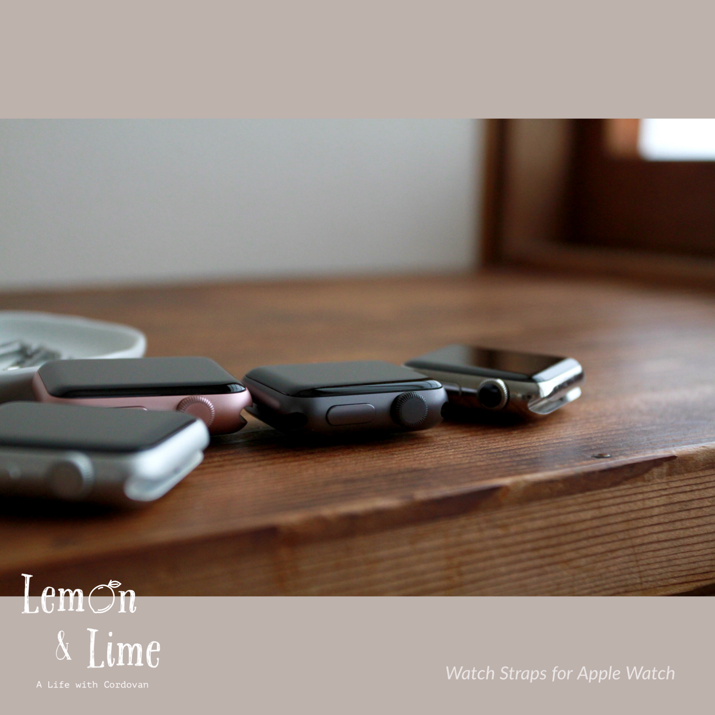 Shell Watch Strap for Apple Watch (2-piece)【Horween】シェルコードバンの時計ベルト(2ピース) Apple Watch用